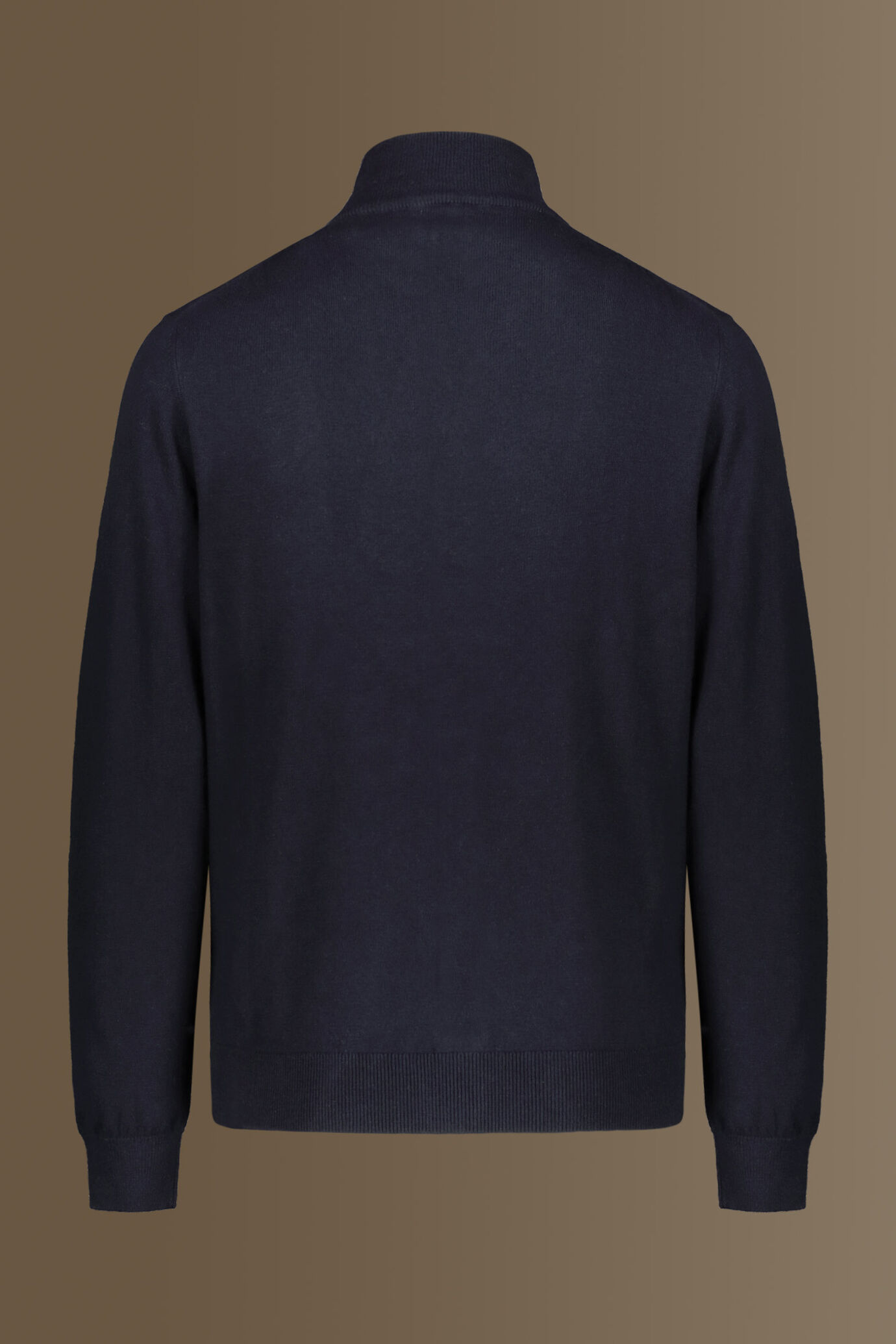 Cardigan collo alto in misto lana e cotone image number 4