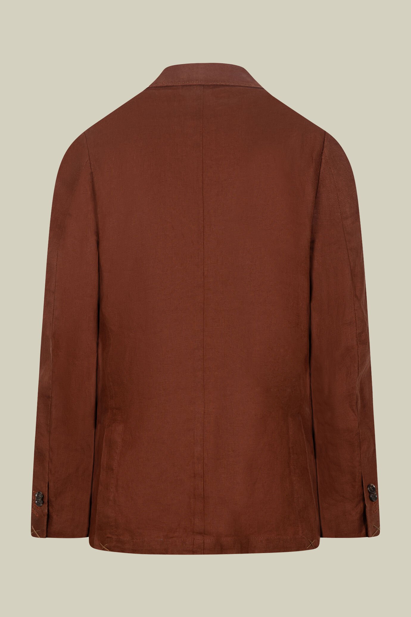 Giacca uomo sfoderata 100% lino regular fit image number 3