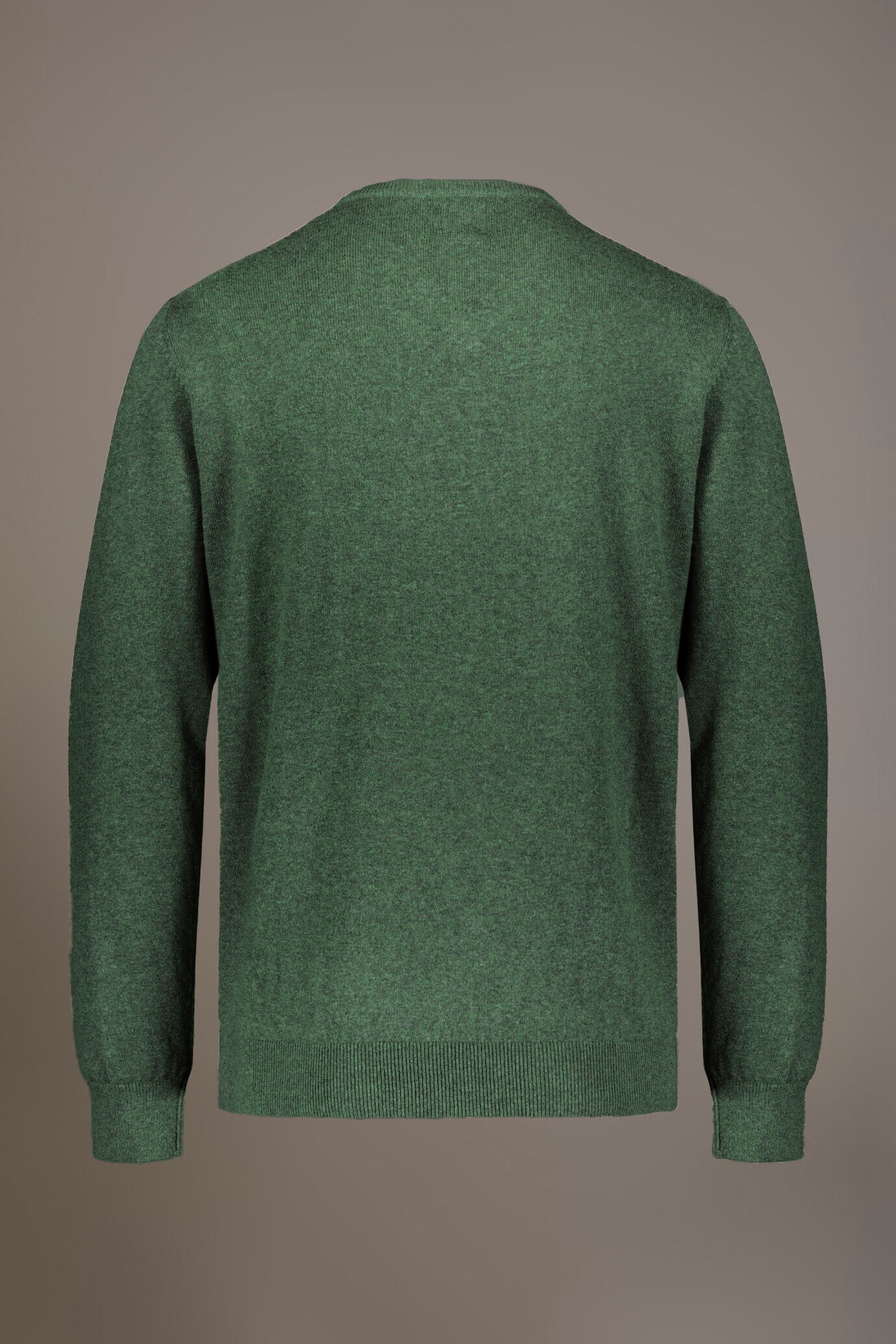 Maglia uomo scollo a V lana e cotone image number 1