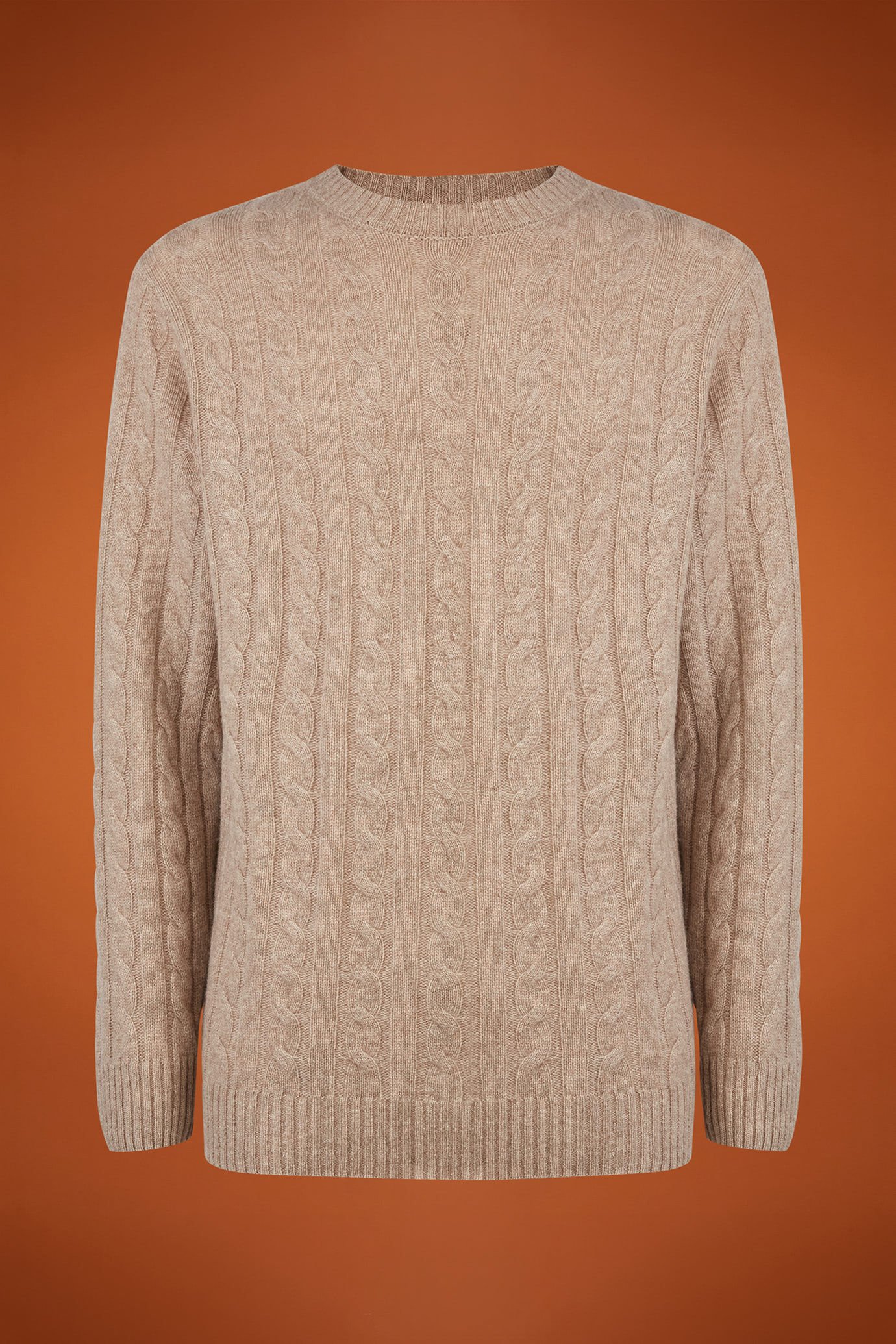 Maglia uomo girocollo misto lana lambswool regular fit