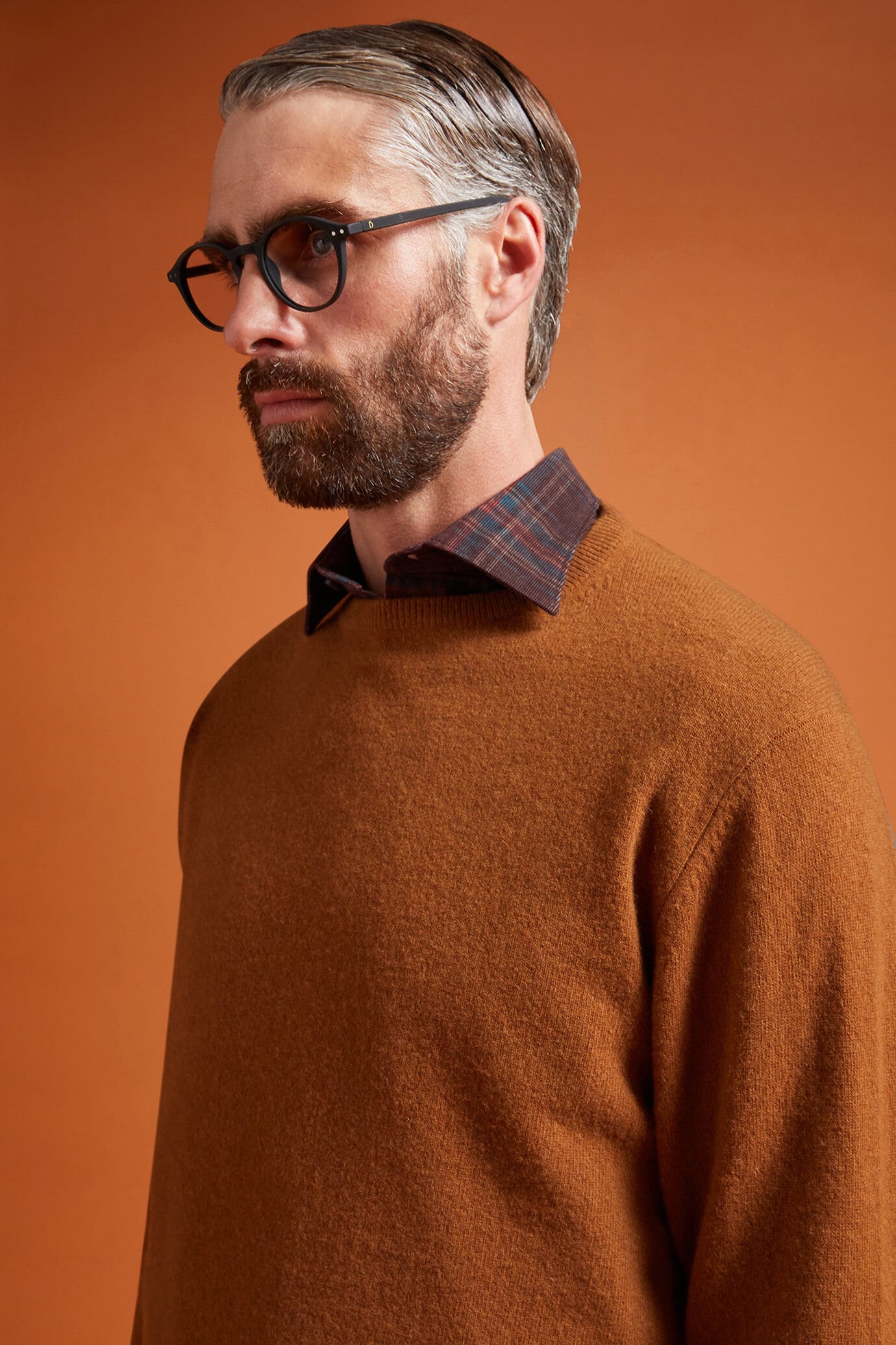 Herren-Pullover aus Lammwolle in normaler Passform image number 3