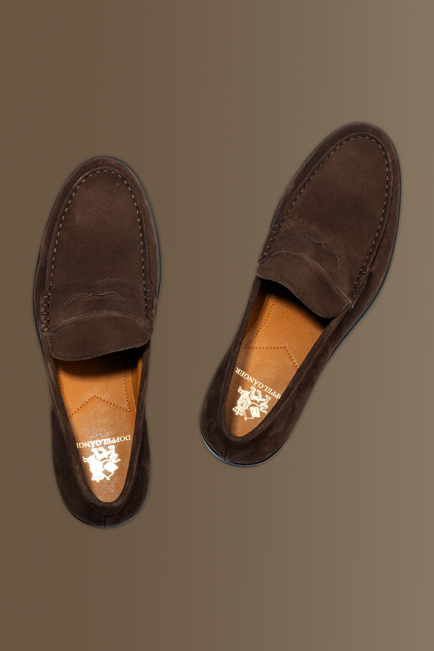 100% suede leather loafer shoes image number 4