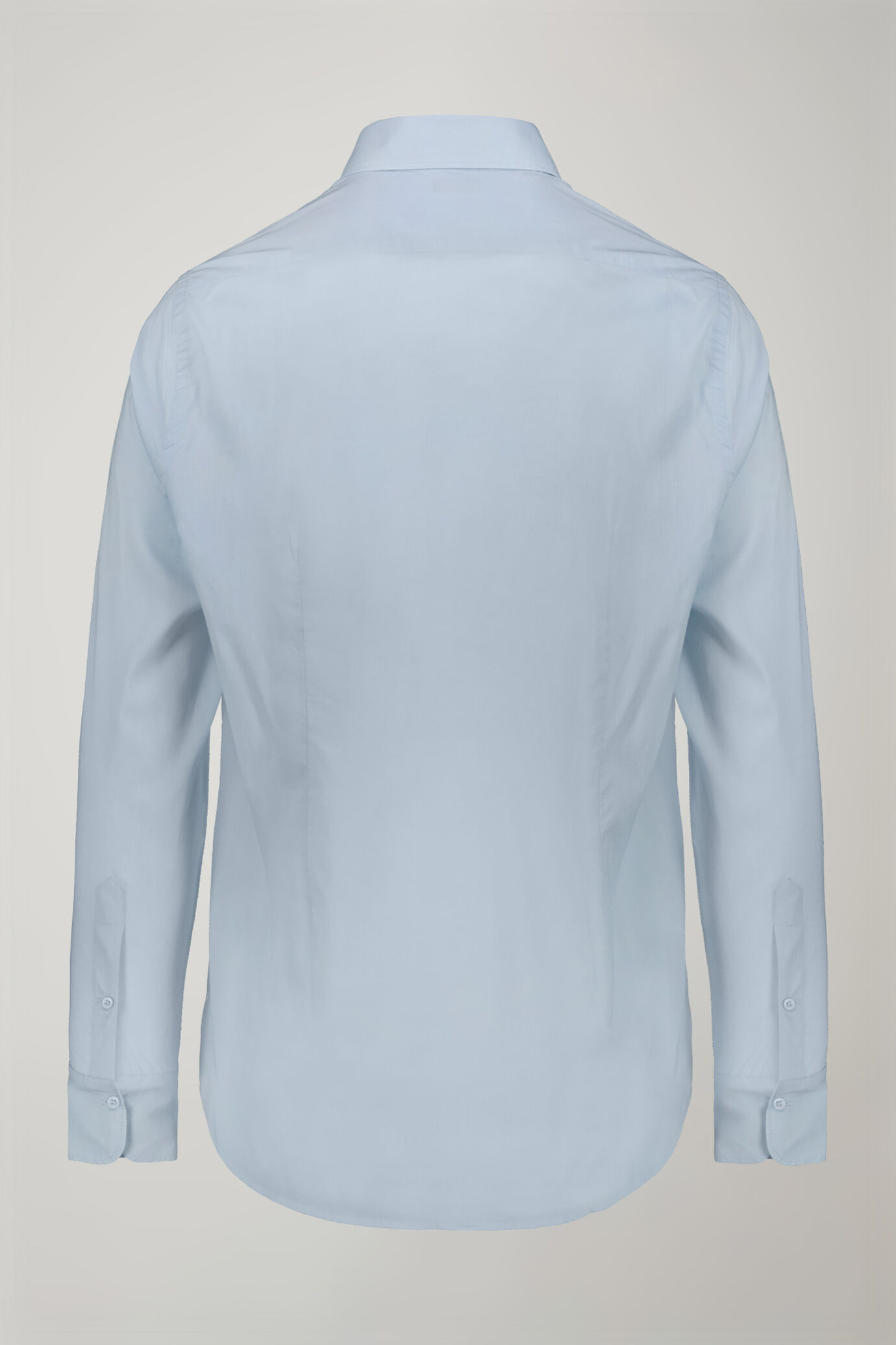 Men&rsquo;s Casual Shirt Classic Collar 100% Cotton Muslin Fabric Solid Color Comfort Fit image number 6