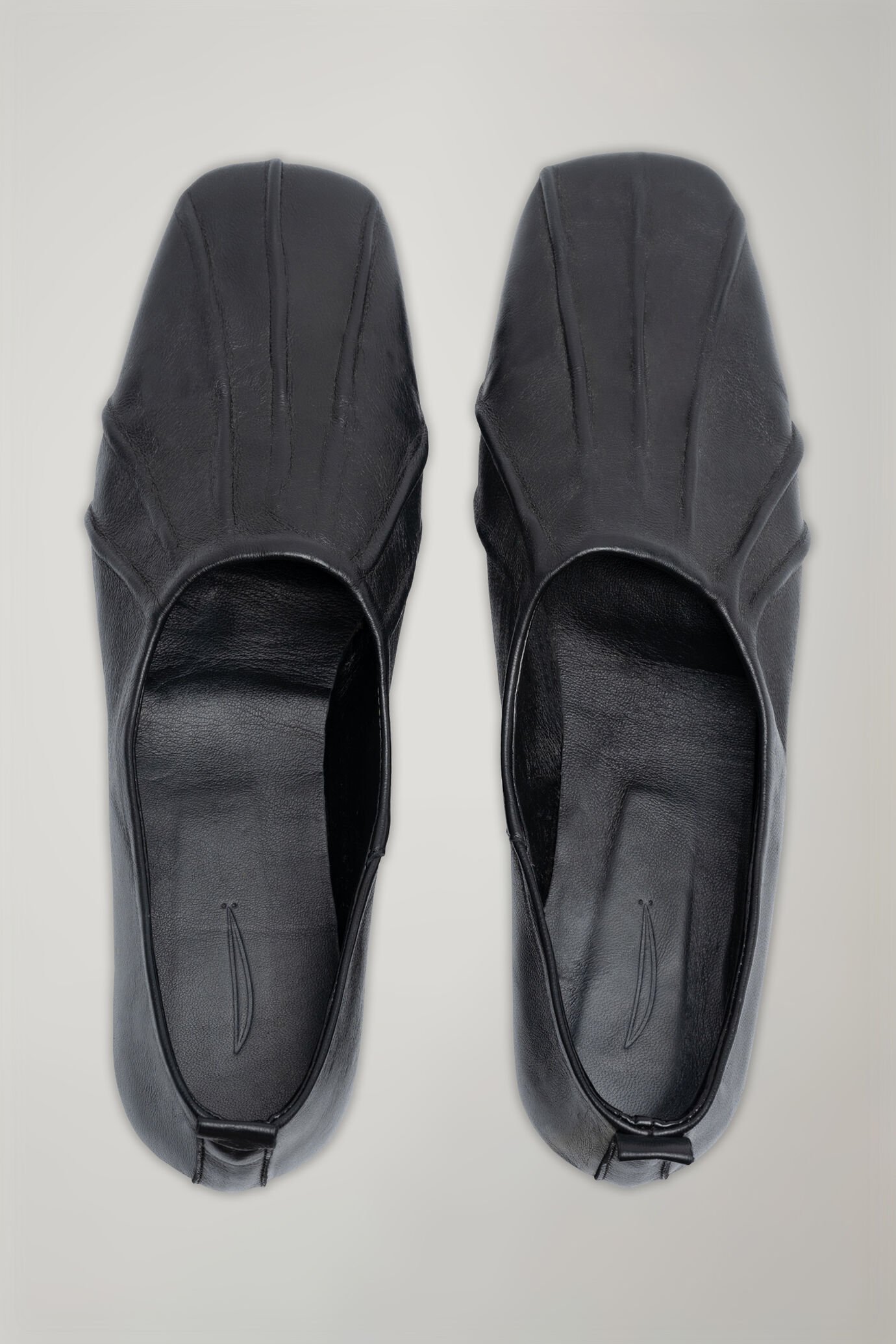 100% soft leather pointe ballerina shoes image number 3