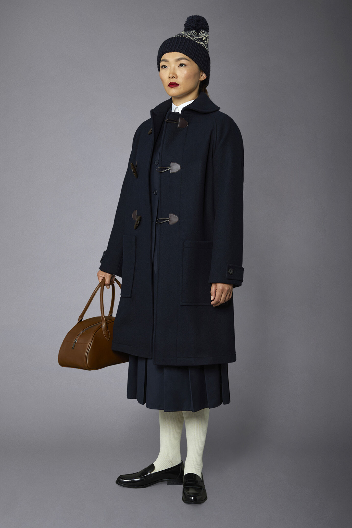 Cappotto inglese genderless senza cappuccio misto lana image number 3