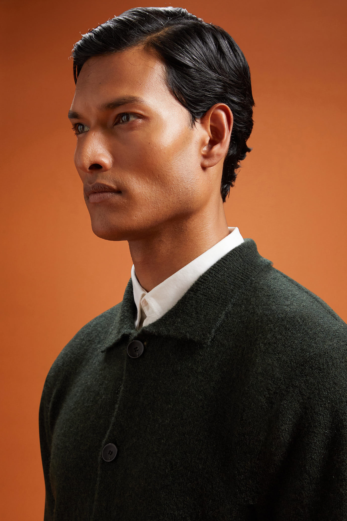 Herren-Strickjacke mit normaler Passform image number 3