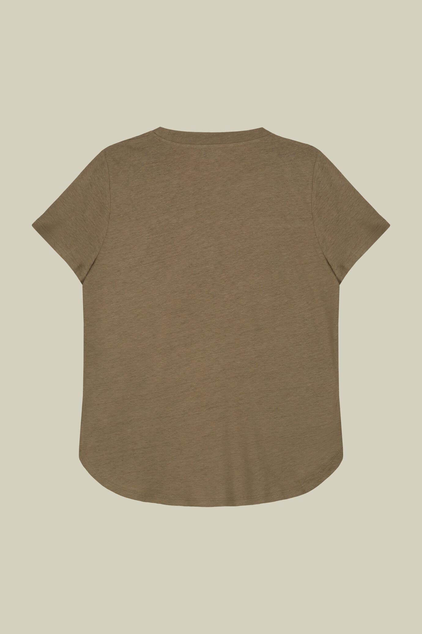 Women's half-sleeve crew-neck T-shirt image number 5