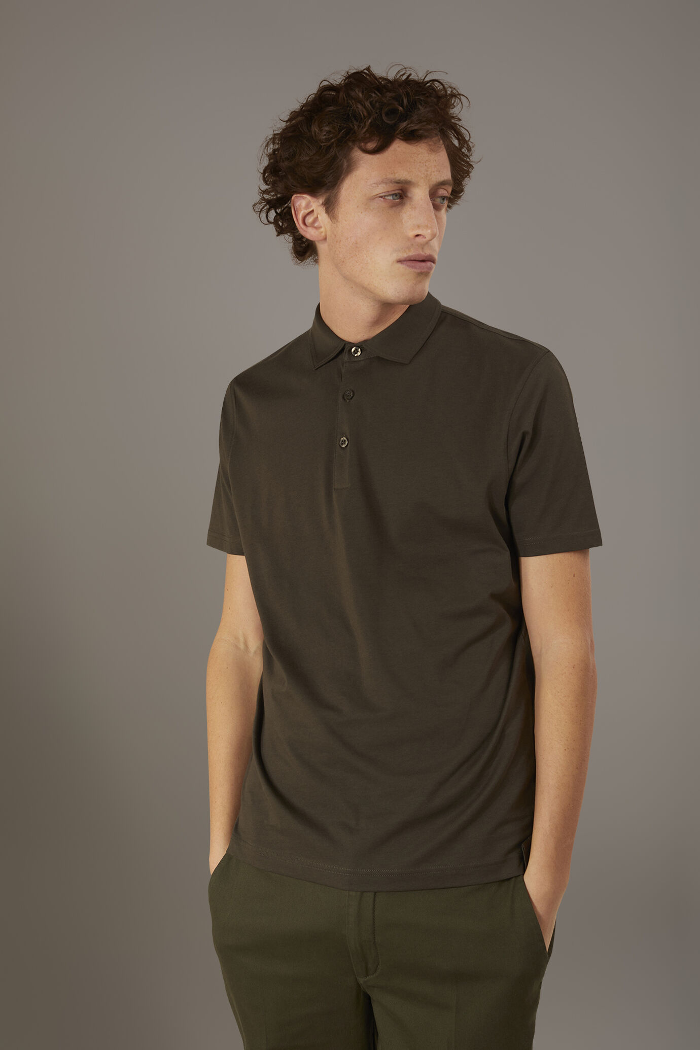 Kurzarm-Poloshirt aus 100 % Supima-Baumwolle image number 0