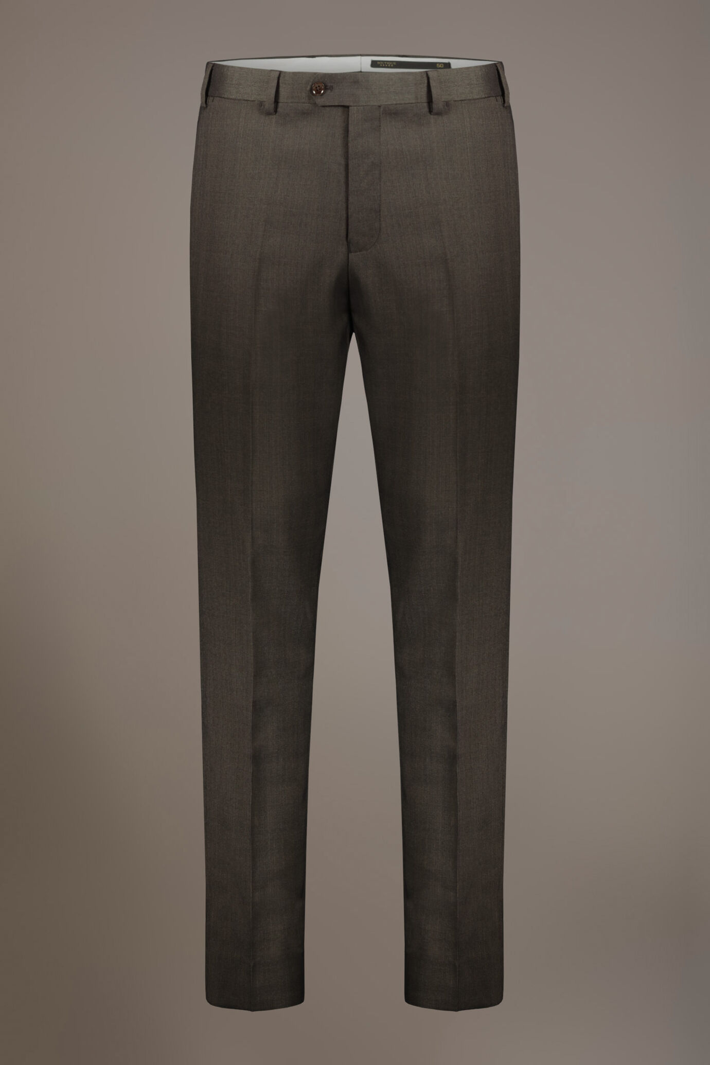 Regular fit single-breasted suit in prince of wales fabric image number 7