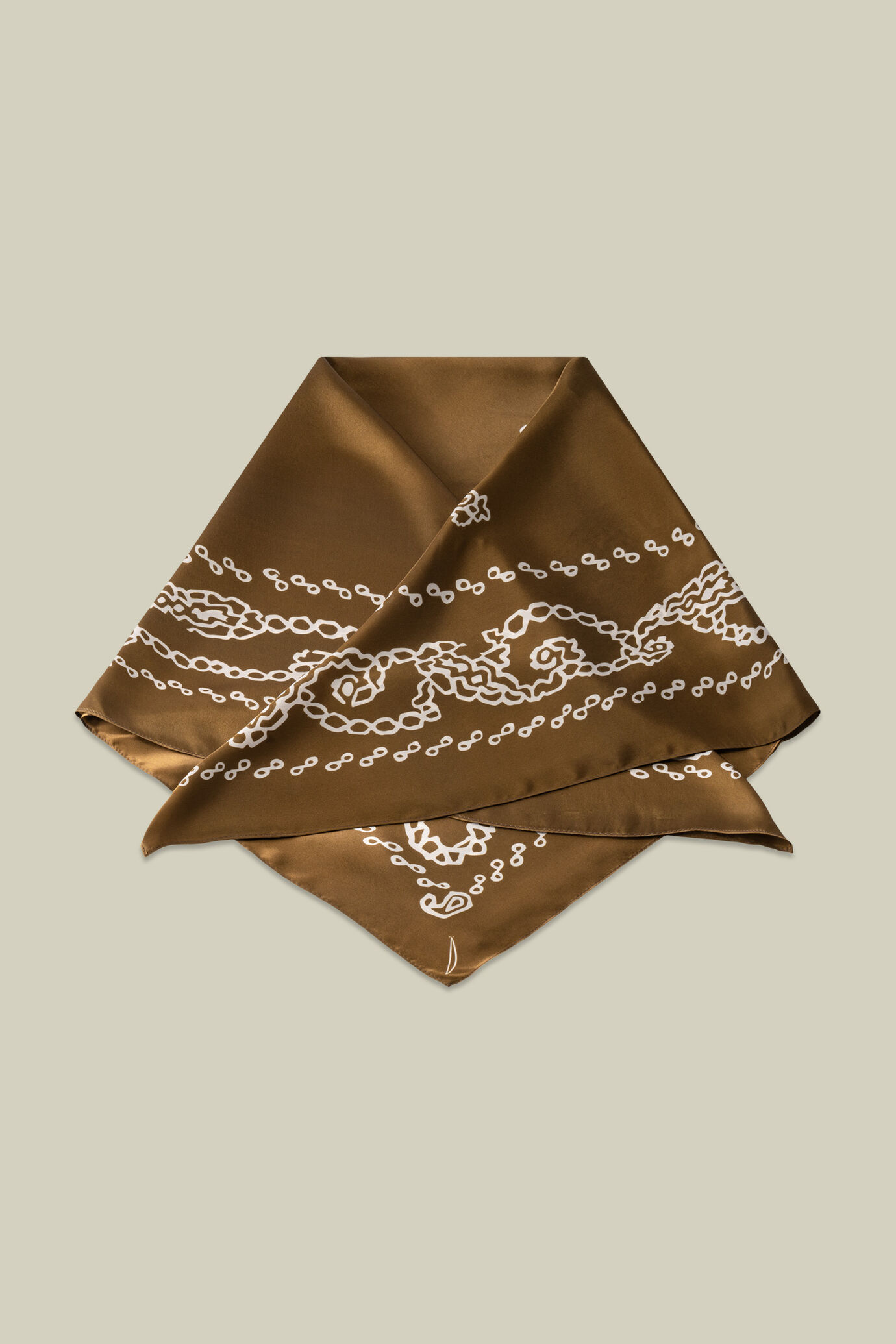 Foulard donna in seta fantasia paisley image number 1