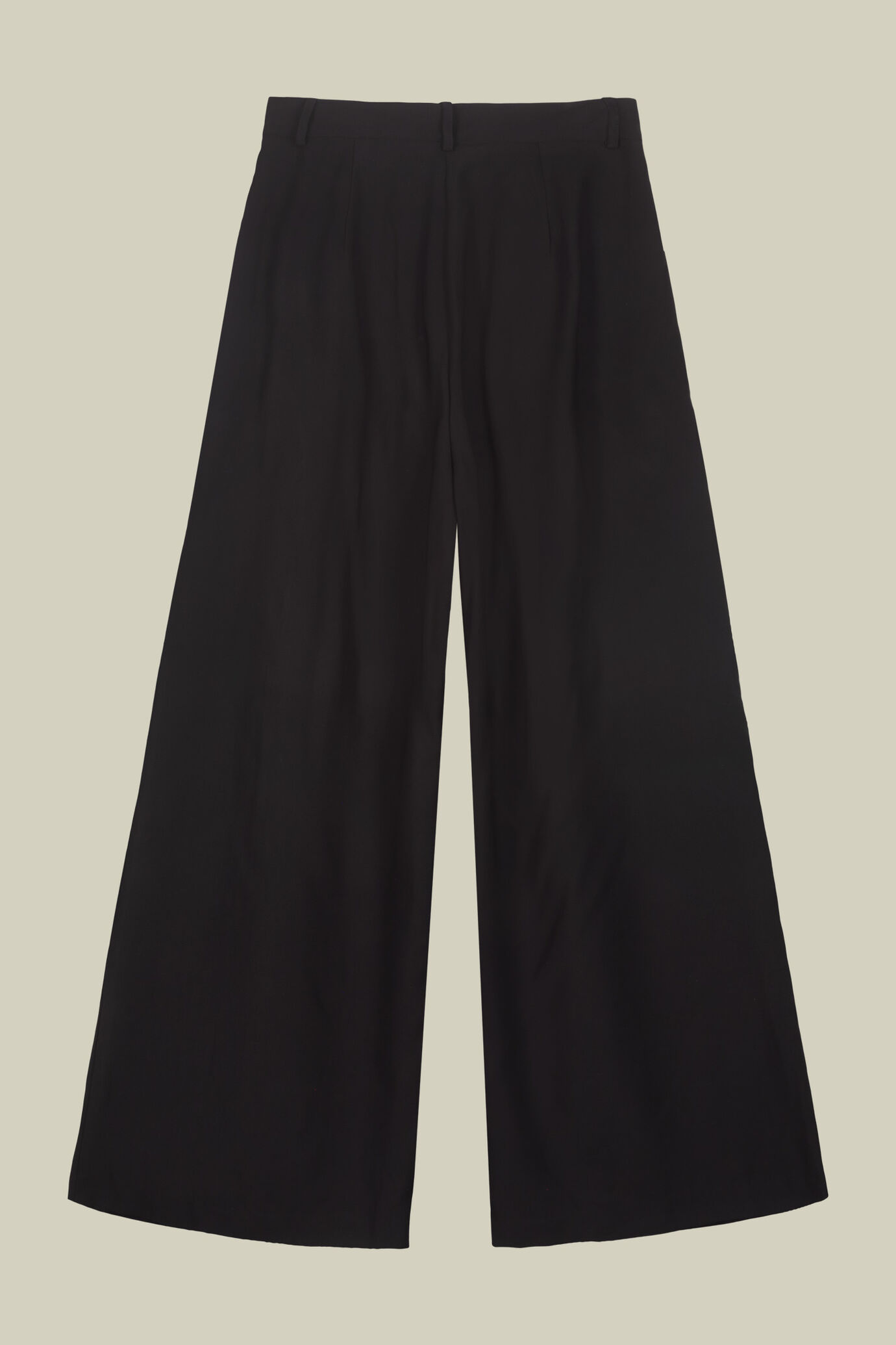 Pantalone donna ampio con tasche a filetto frontali image number 6