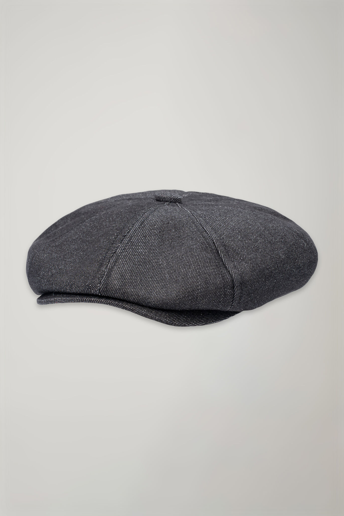 Schwarze Denim-Mütze für Herren image number 0