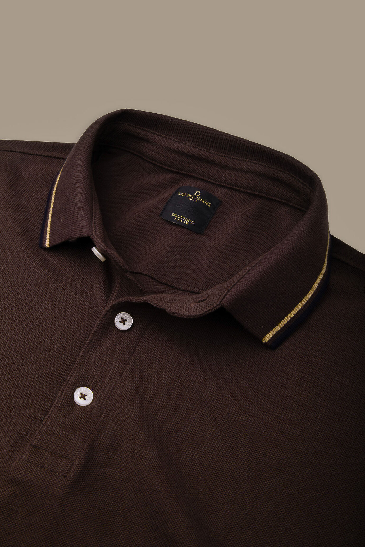 Polo manica corta in puro cotone piquet uomo image number 3