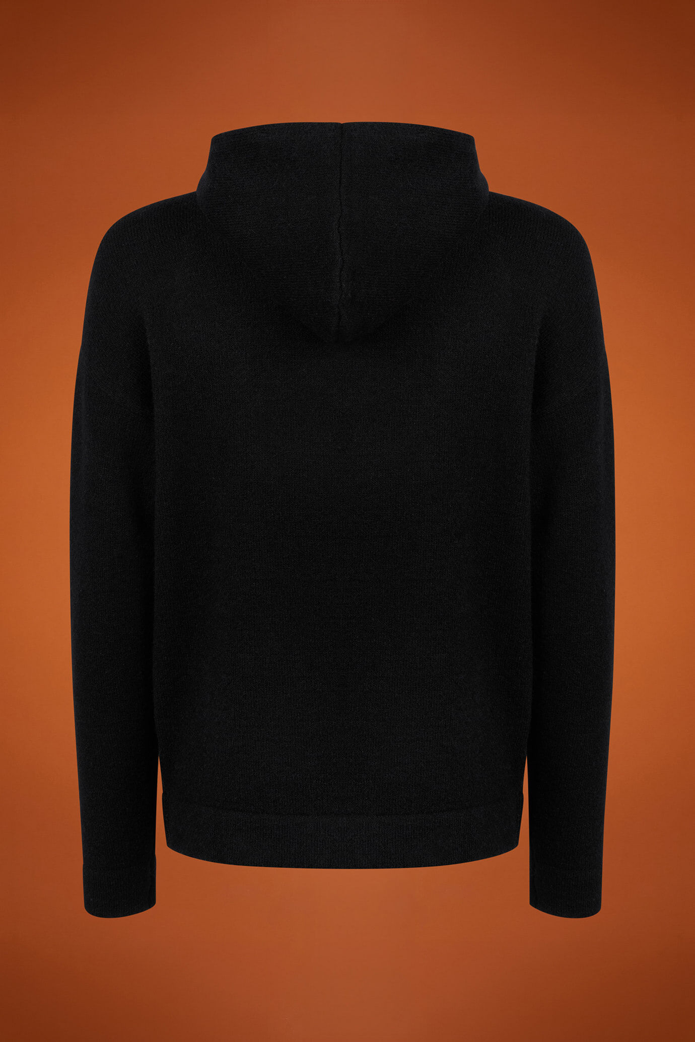 Men's regular fit hoodie in a wool blend image number 5