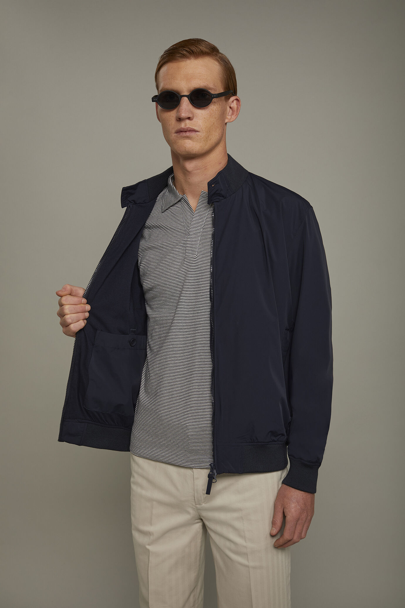 Giubbino uomo foderato comfort fit image number 4