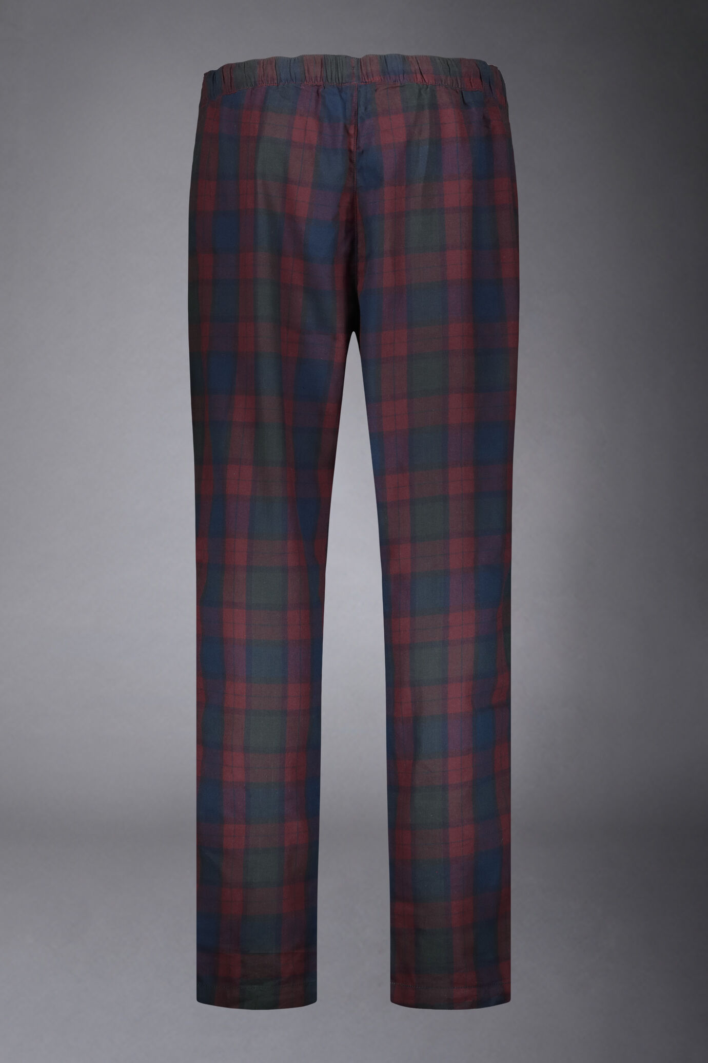 Pigiama uomo fantasia tartan in puro cotone image number 6