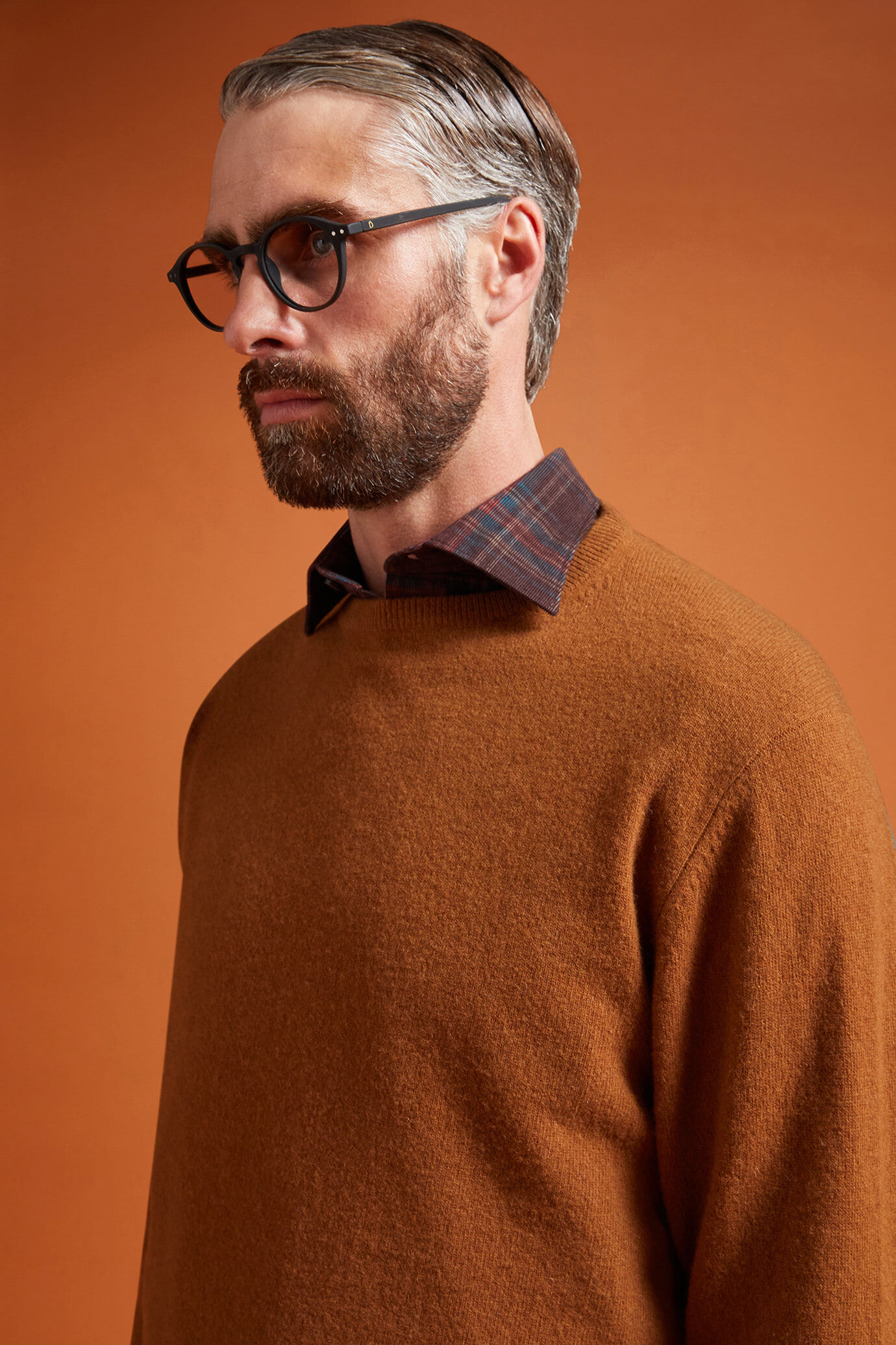 Herren-Pullover aus Lammwolle in normaler Passform image number 3