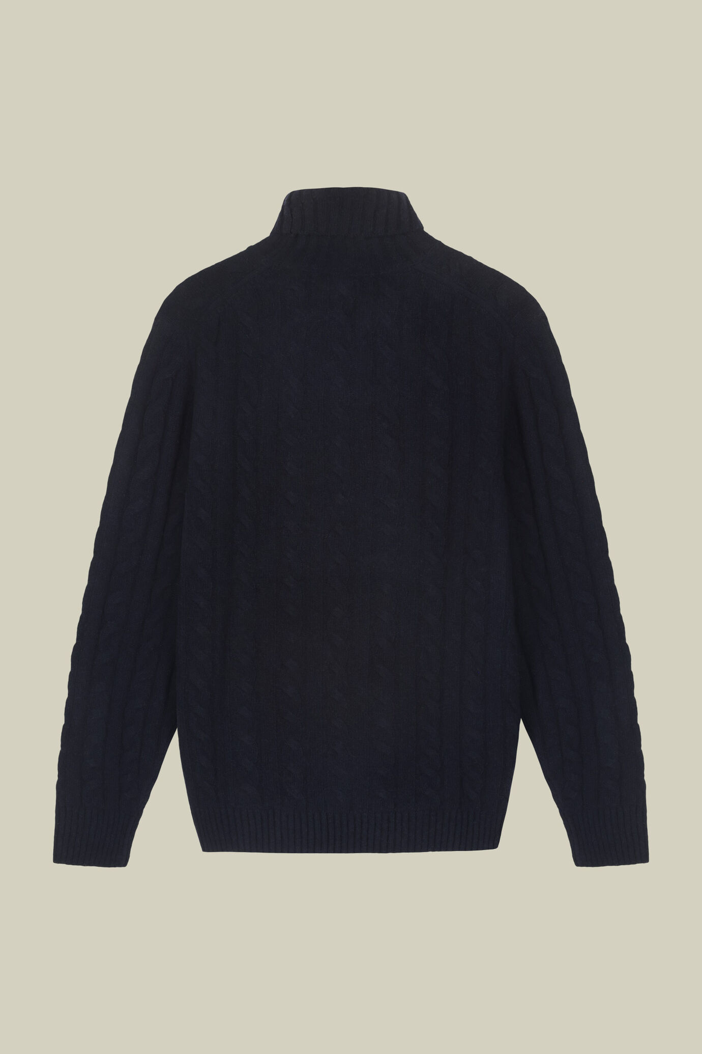 Men's lambswool high neck jumper in a regular fit image number 5