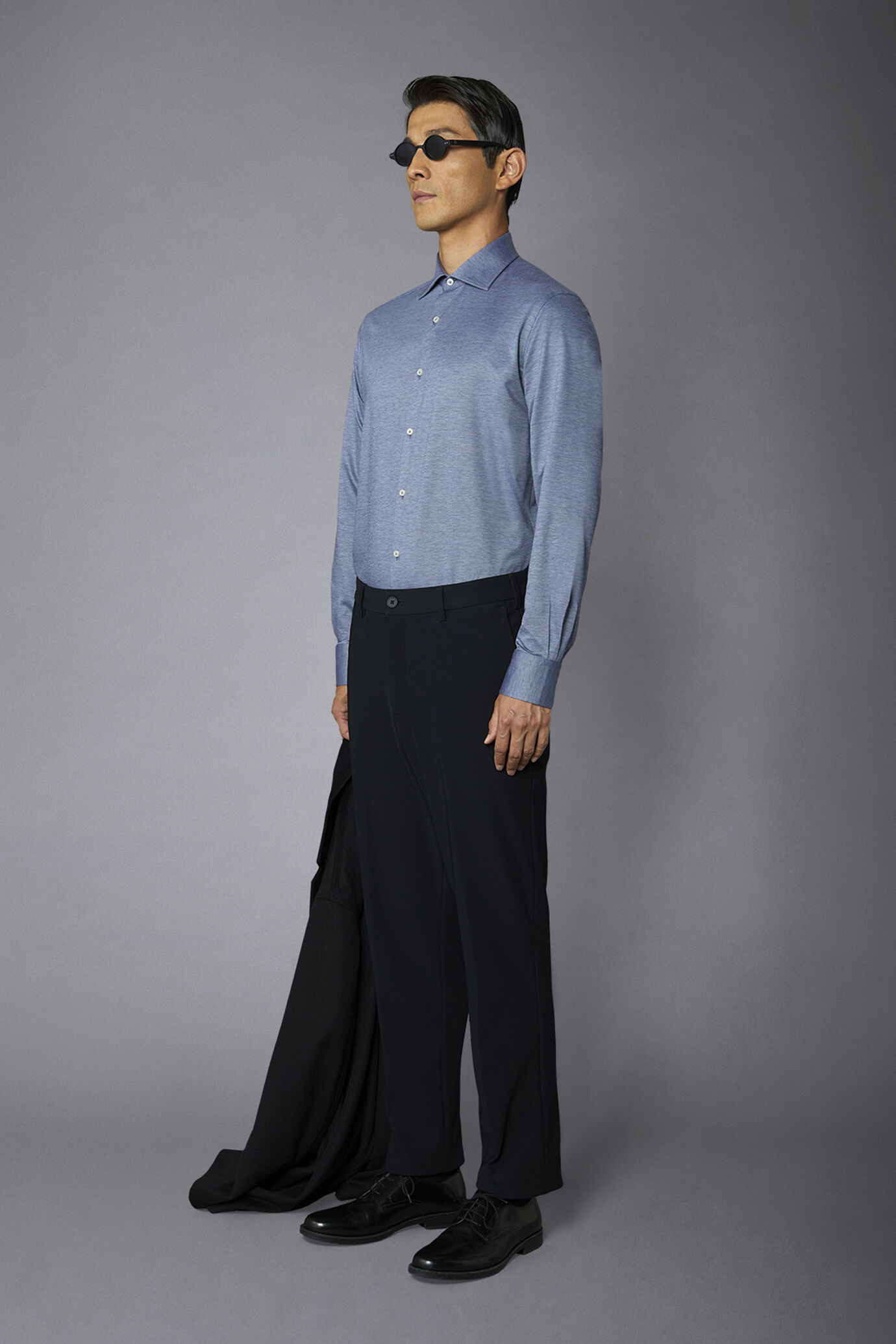 Men's chino pants comfort fit stretch nylon fabric image number 1