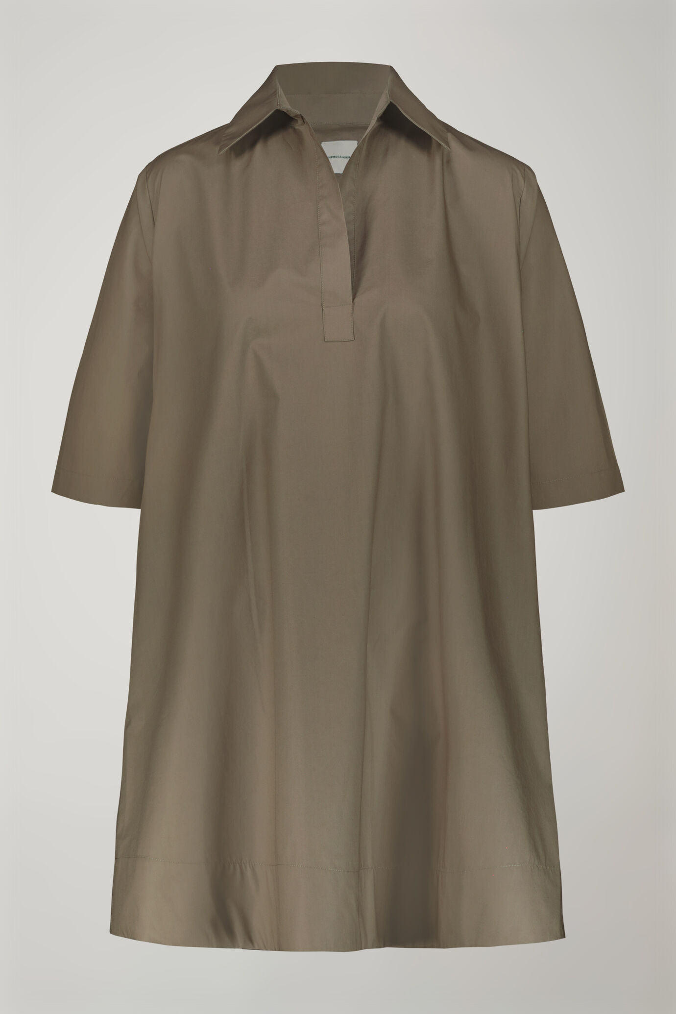 Kleid f&uuml;r Damen aus 100 % Baumwolle mit Polokragen in normaler Passform image number 3