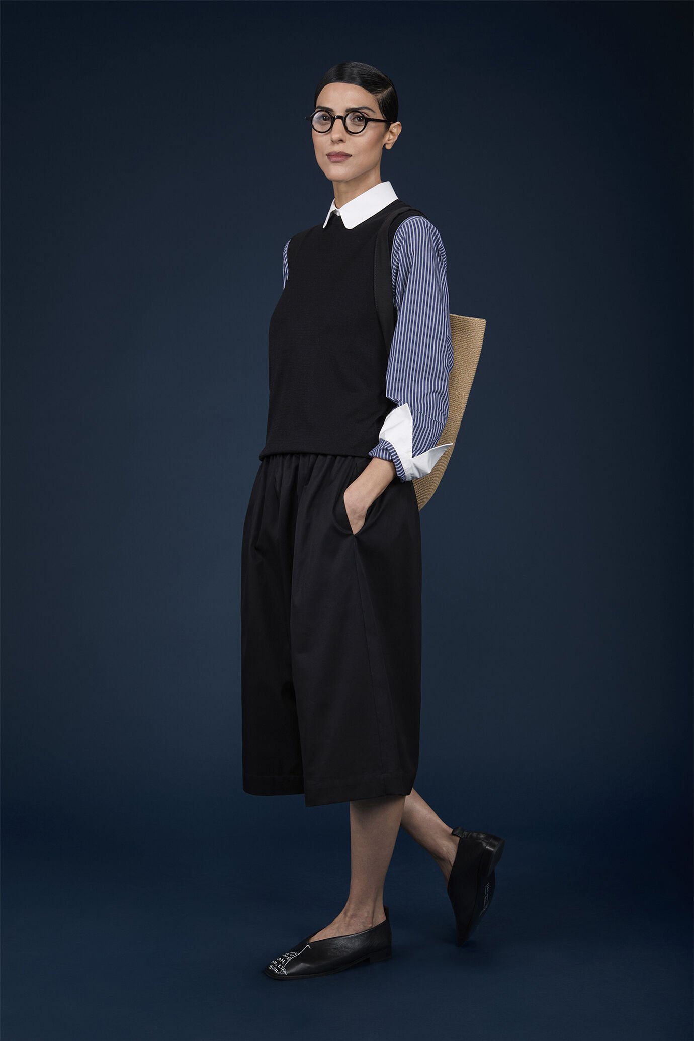 Gilet donna a maglia girocollo image number 0
