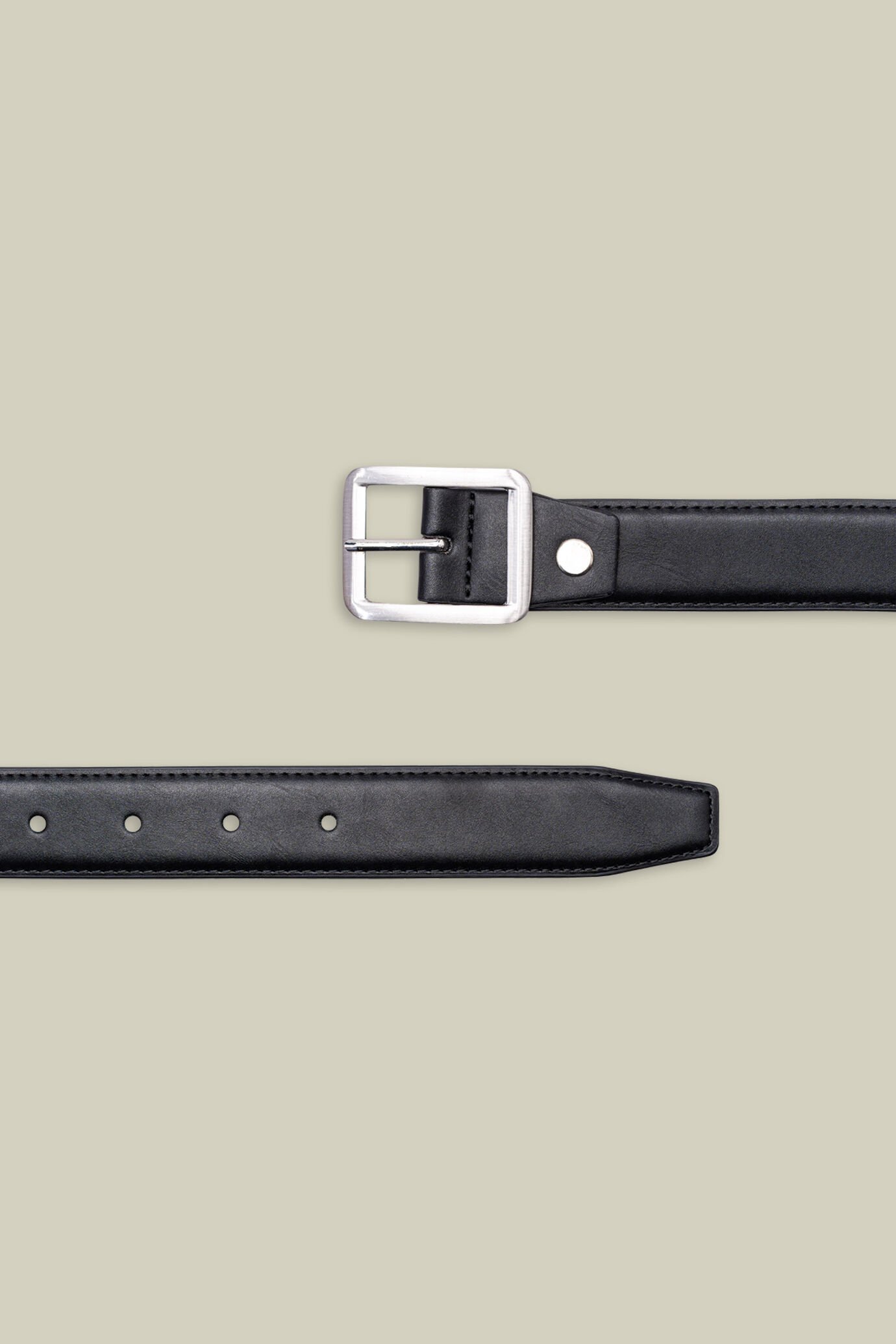Classic raw-cut men's belt image number 0