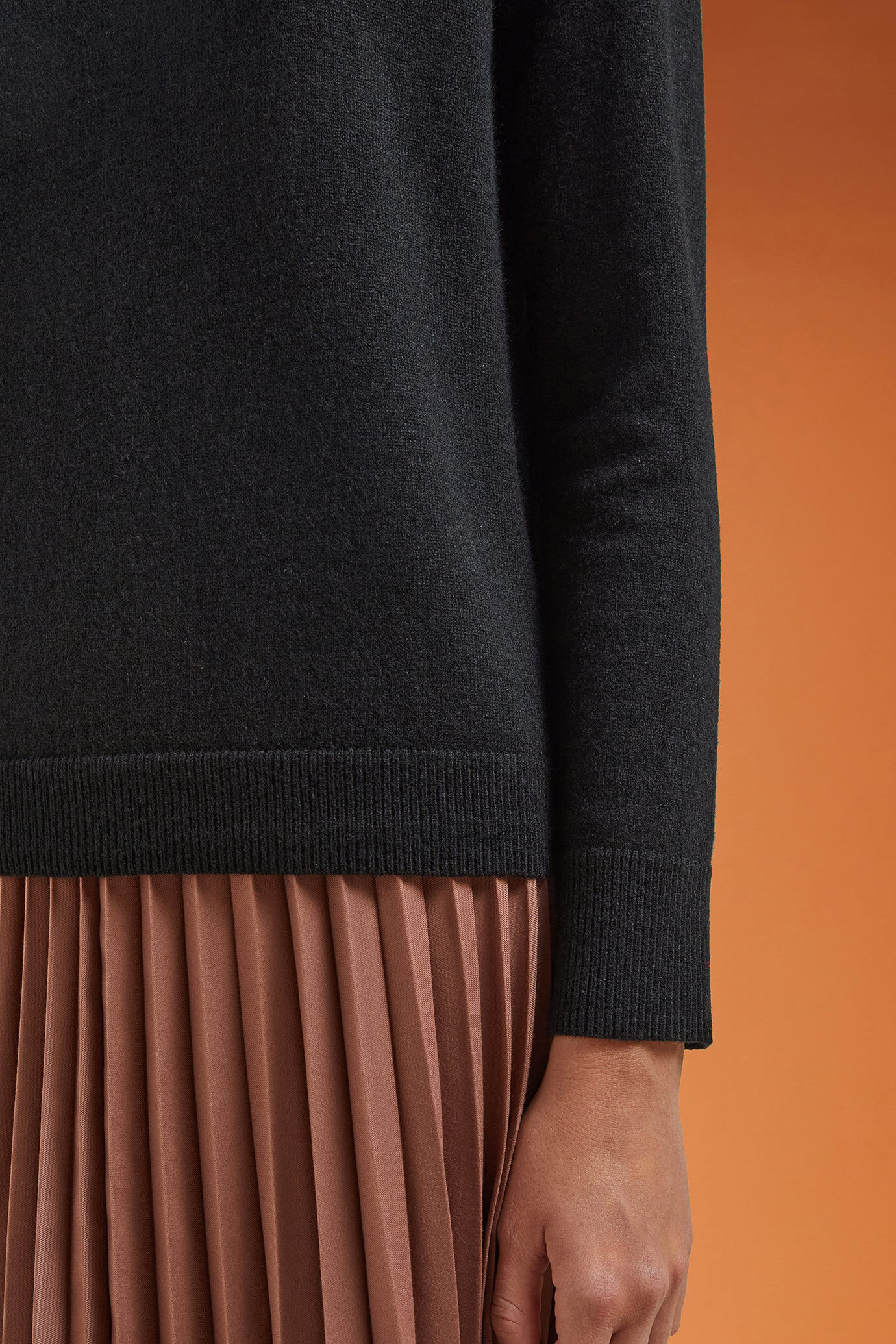 Hoch geschlossenre Damen-Pullover aus 100 % Kaschmir in normaler Passform image number 3