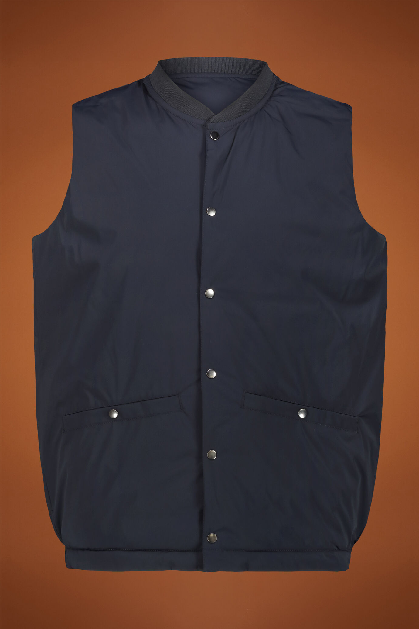 Gilet homme réversible, sans manches avec rembourrage léger, coupe régulier image number 0