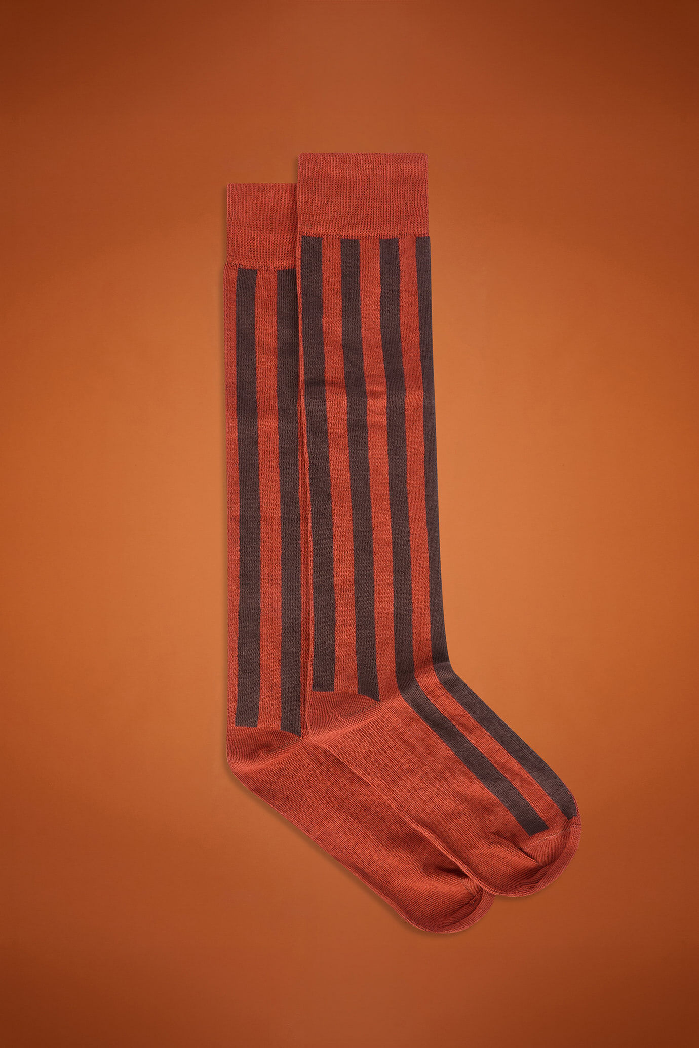 Women's stockings with vertical stripes, made in Italy image number 0