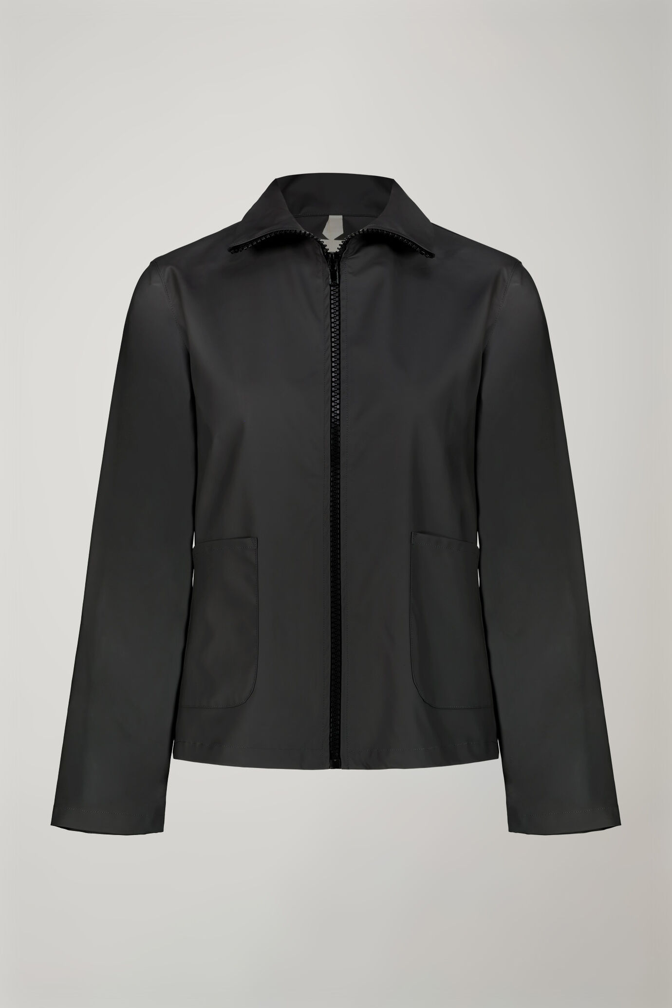 Women’s technical jacket with zip regular fit image number 6