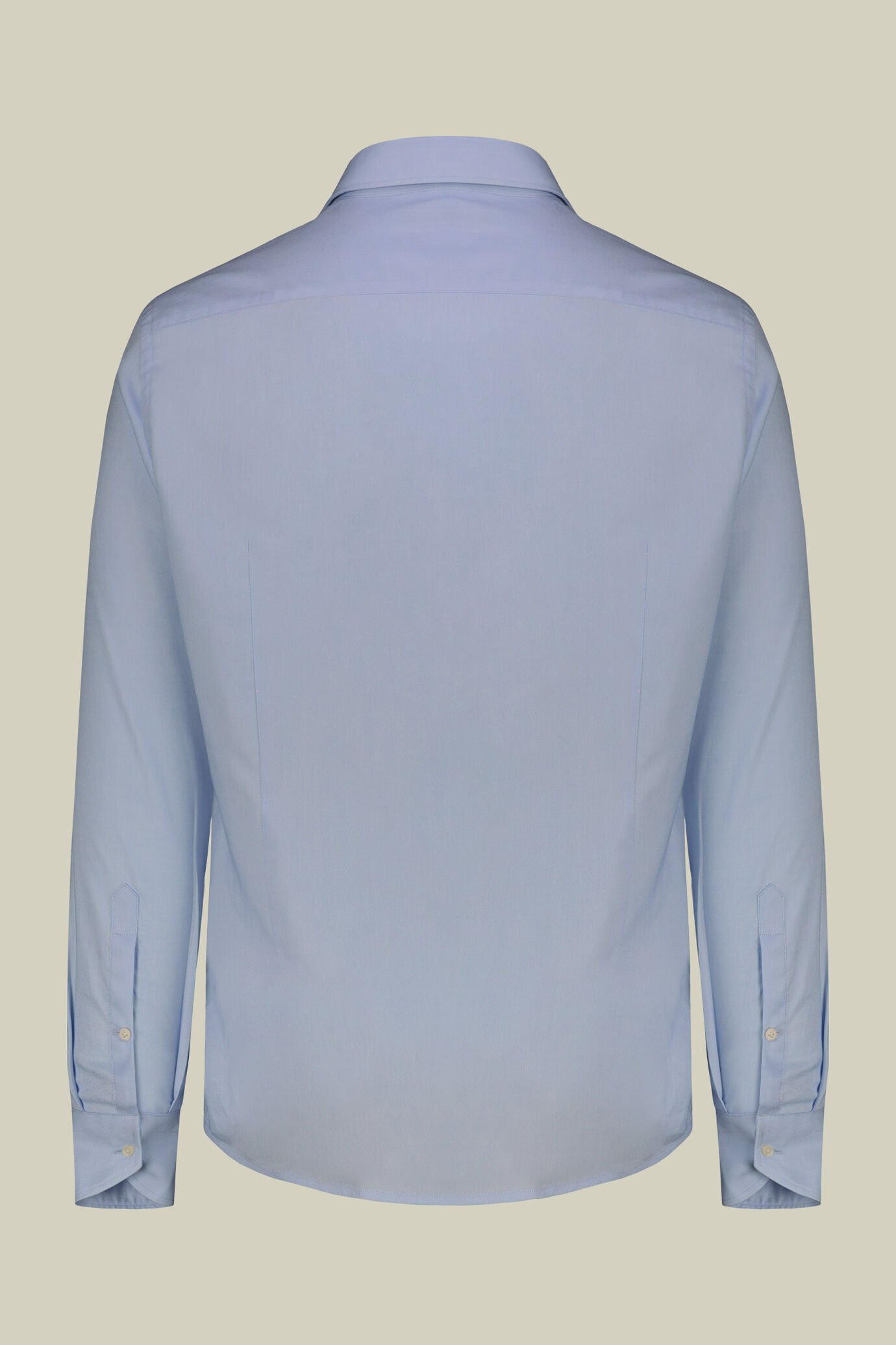 Men's shirt in 100% lightweight plain Oxford cotton fabric image number 5