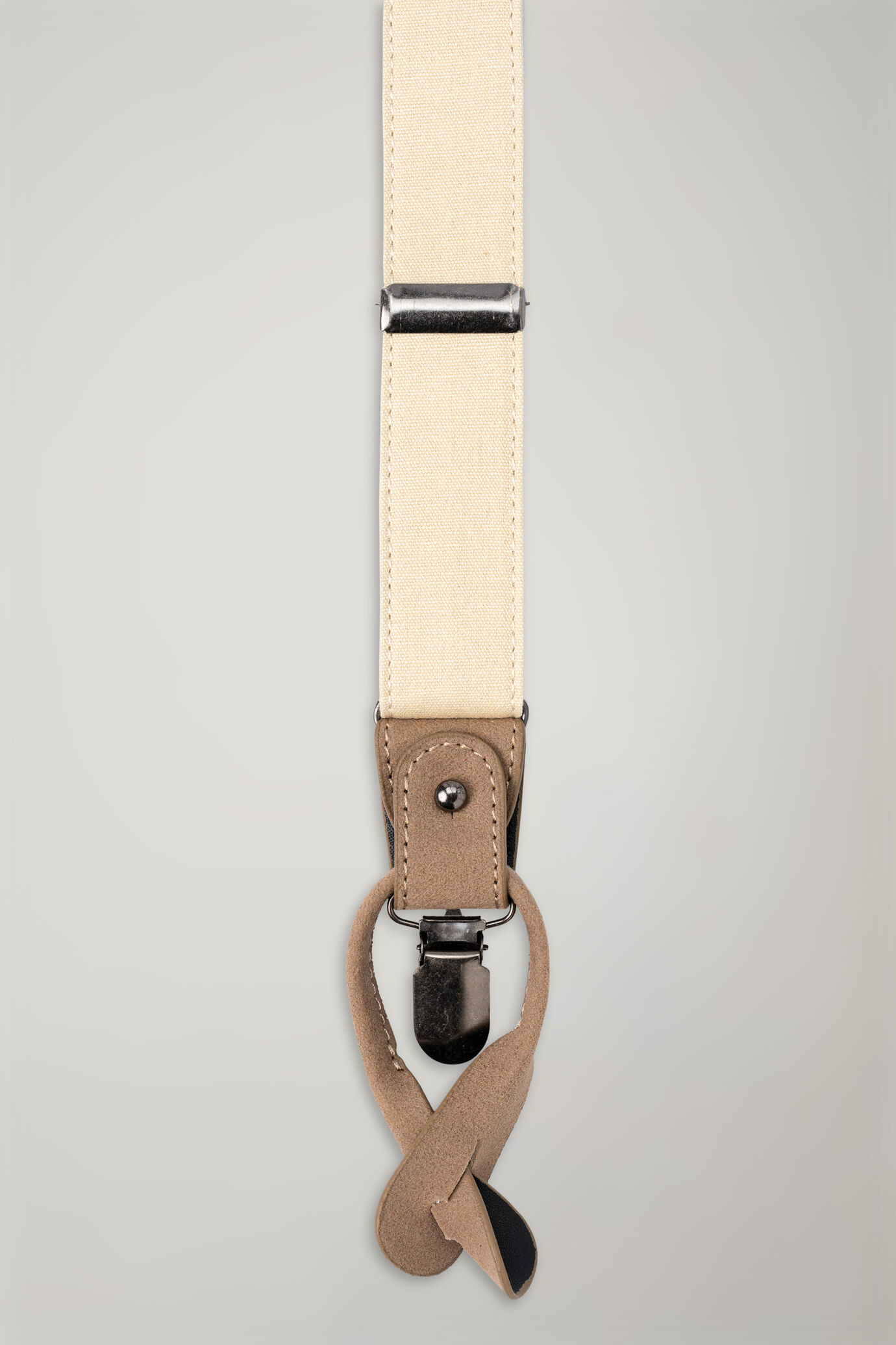 Men's canvas suspenders solid color image number 0
