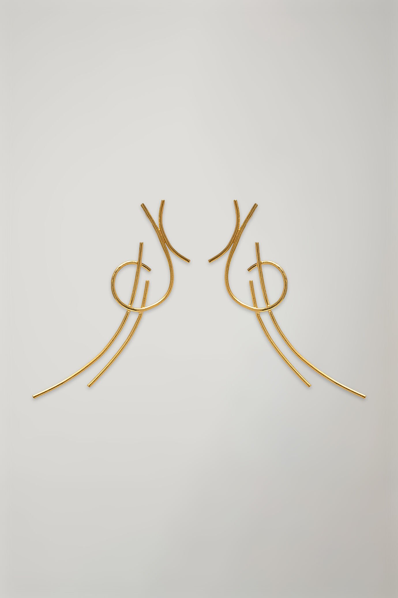 Women's earrings made of brass image number 0