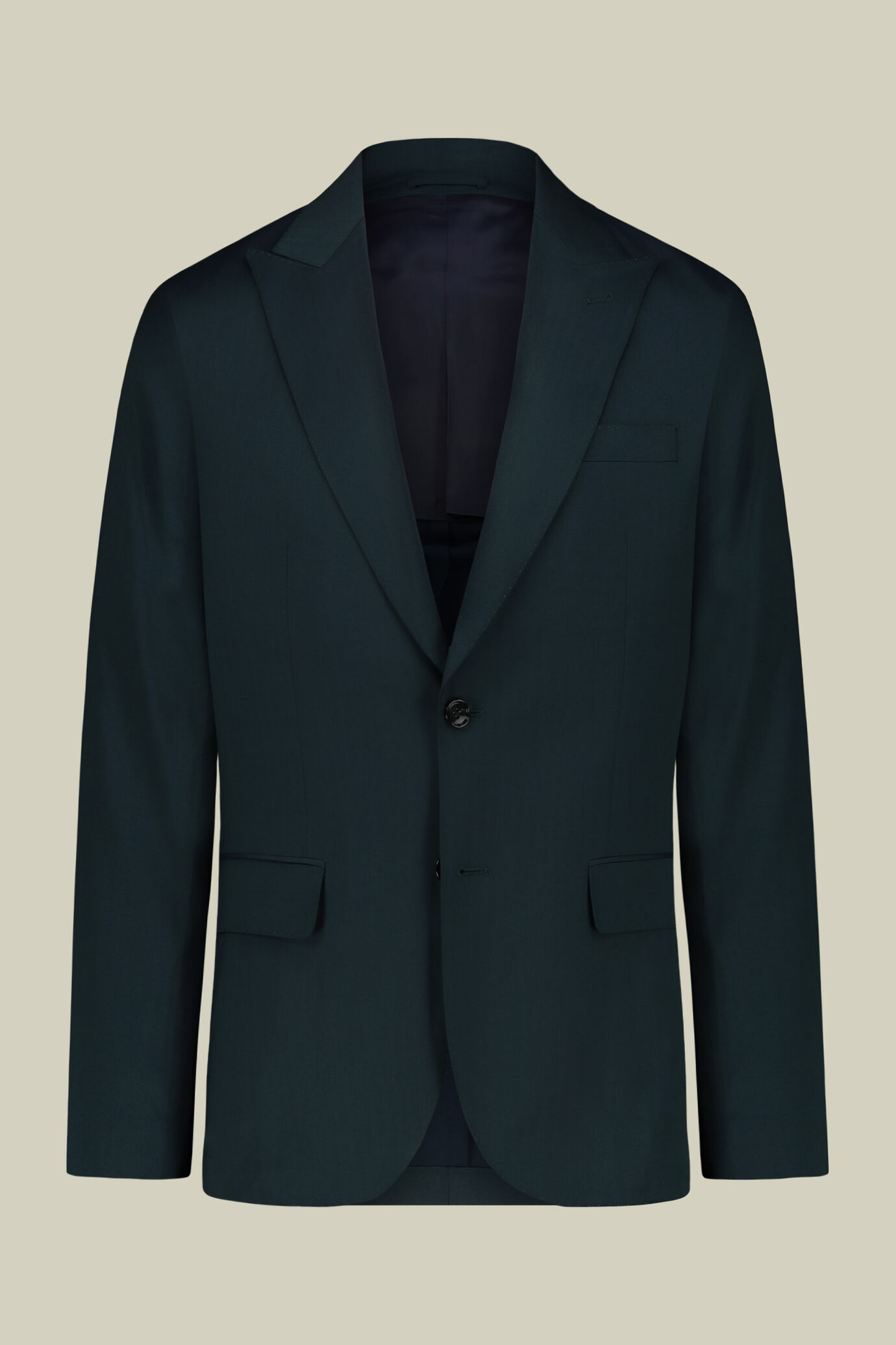 Abito uomo monopetto con pantalone ad una pinces con tessuto dal disegno herringbone dall'effetto cangiante image number 4