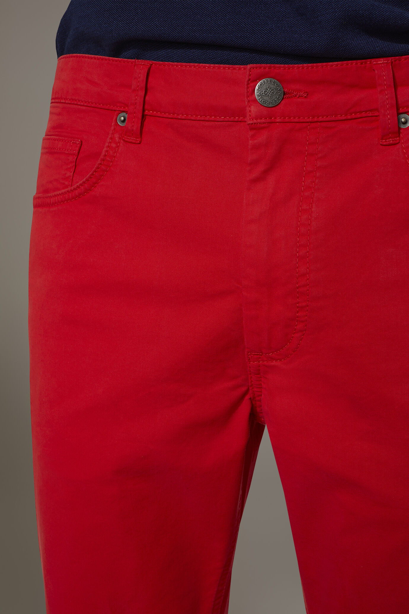 Pantalon 5 poches coupe régulière en twill image number 2