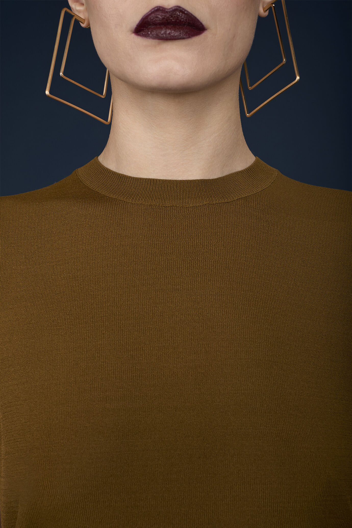 Gilet donna a maglia girocollo image number 3