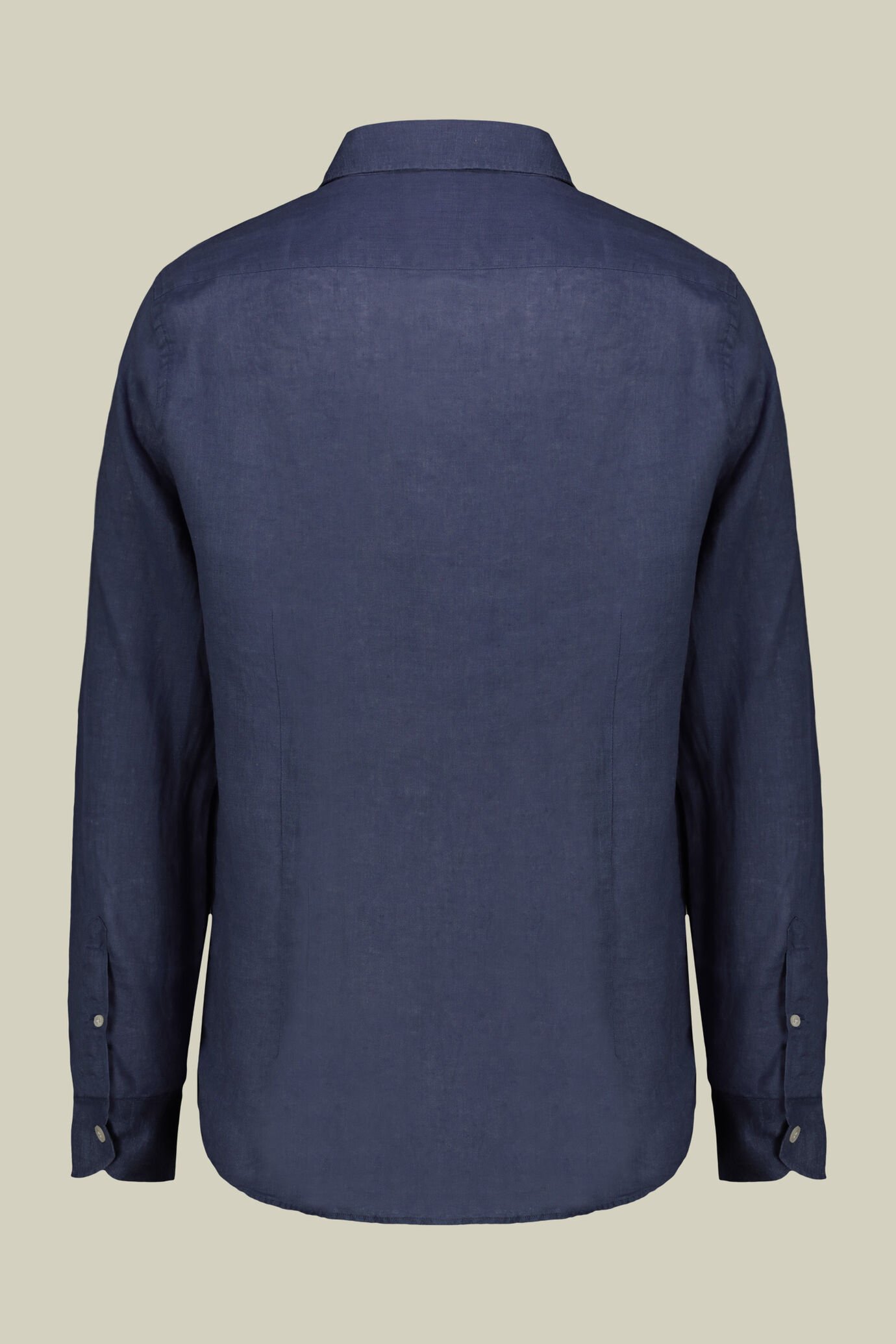 Camicia uomo casual collo classico 100% lino image number 1