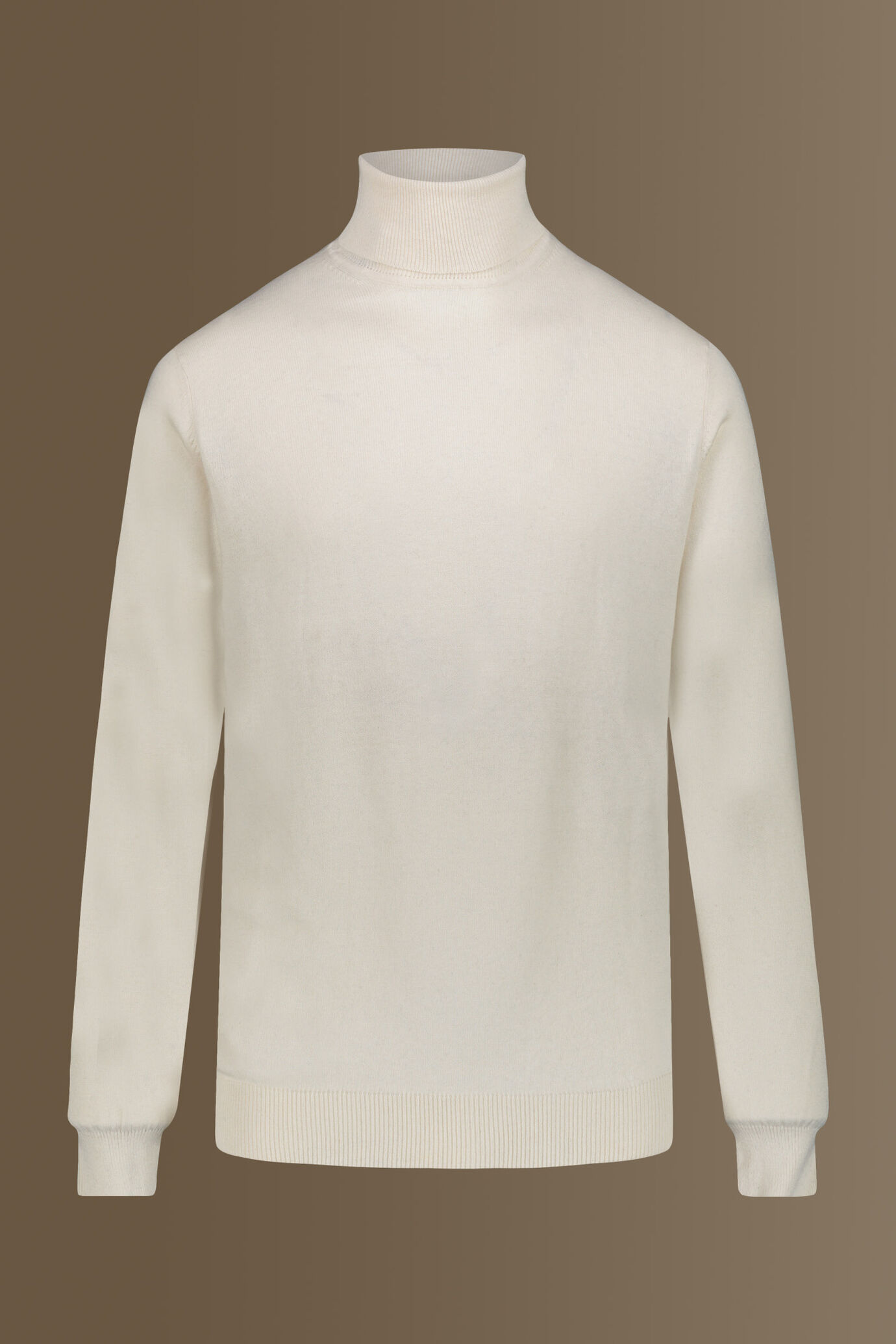 Turtleneck sweater in cotton- wool blend image number 3