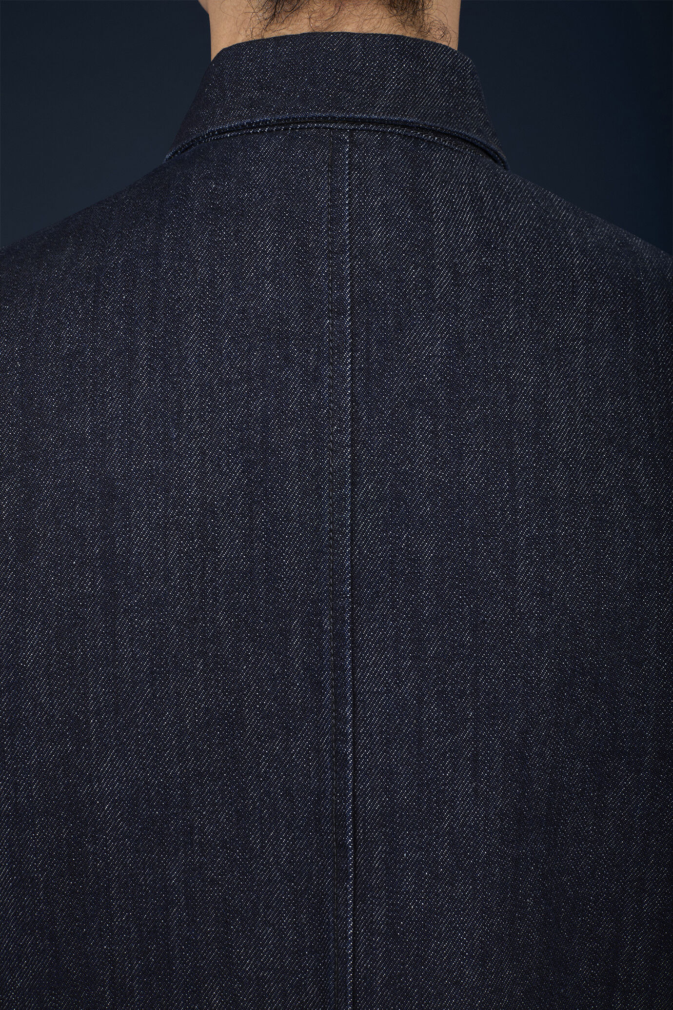Veste denim pour femme coupe boxy image number 4