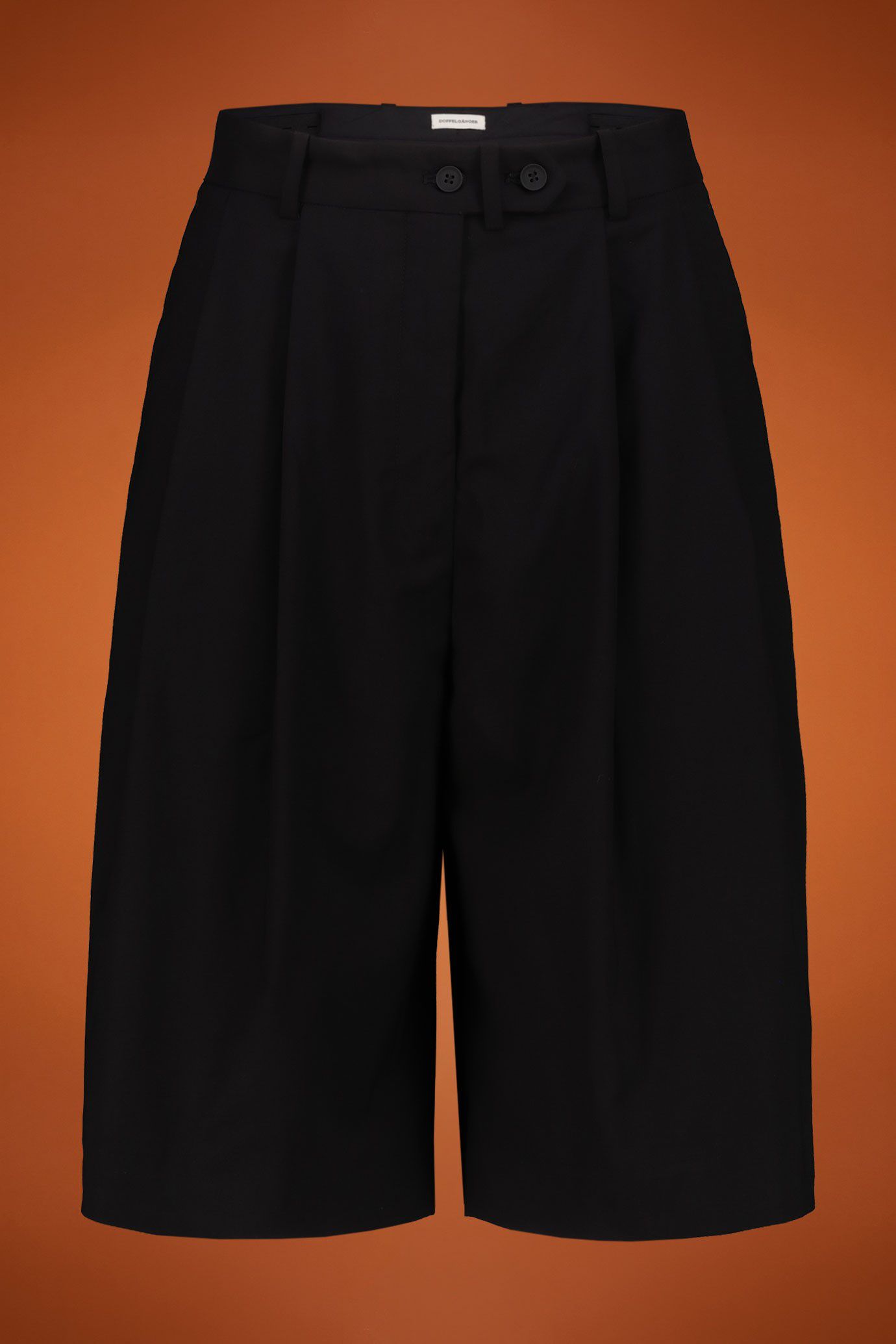 Bermuda donna misto lana con pince