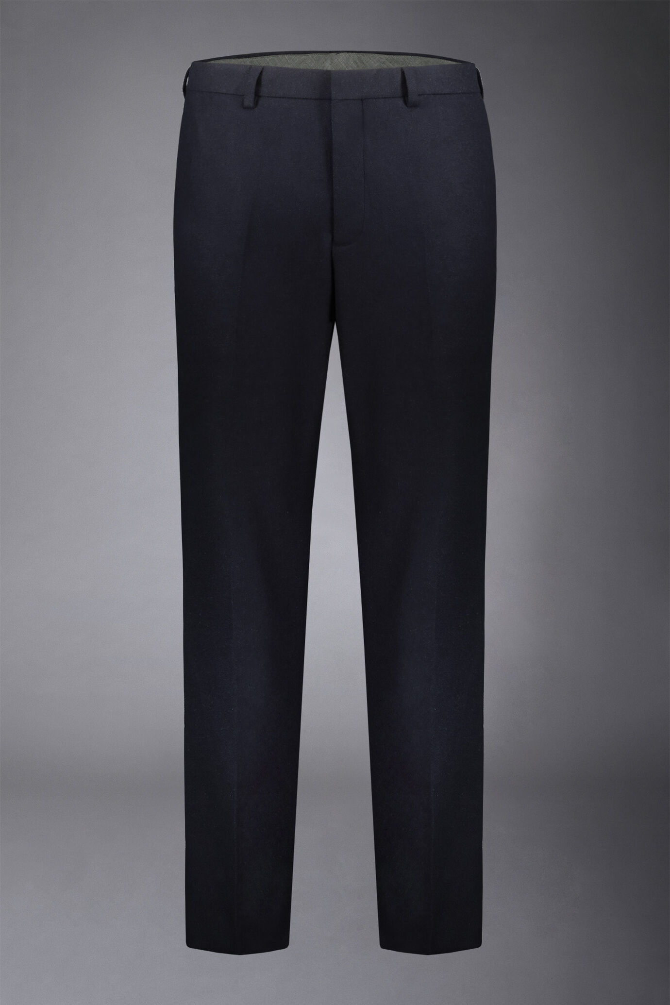 Pantalon sans plis en laine mélangée image number 4