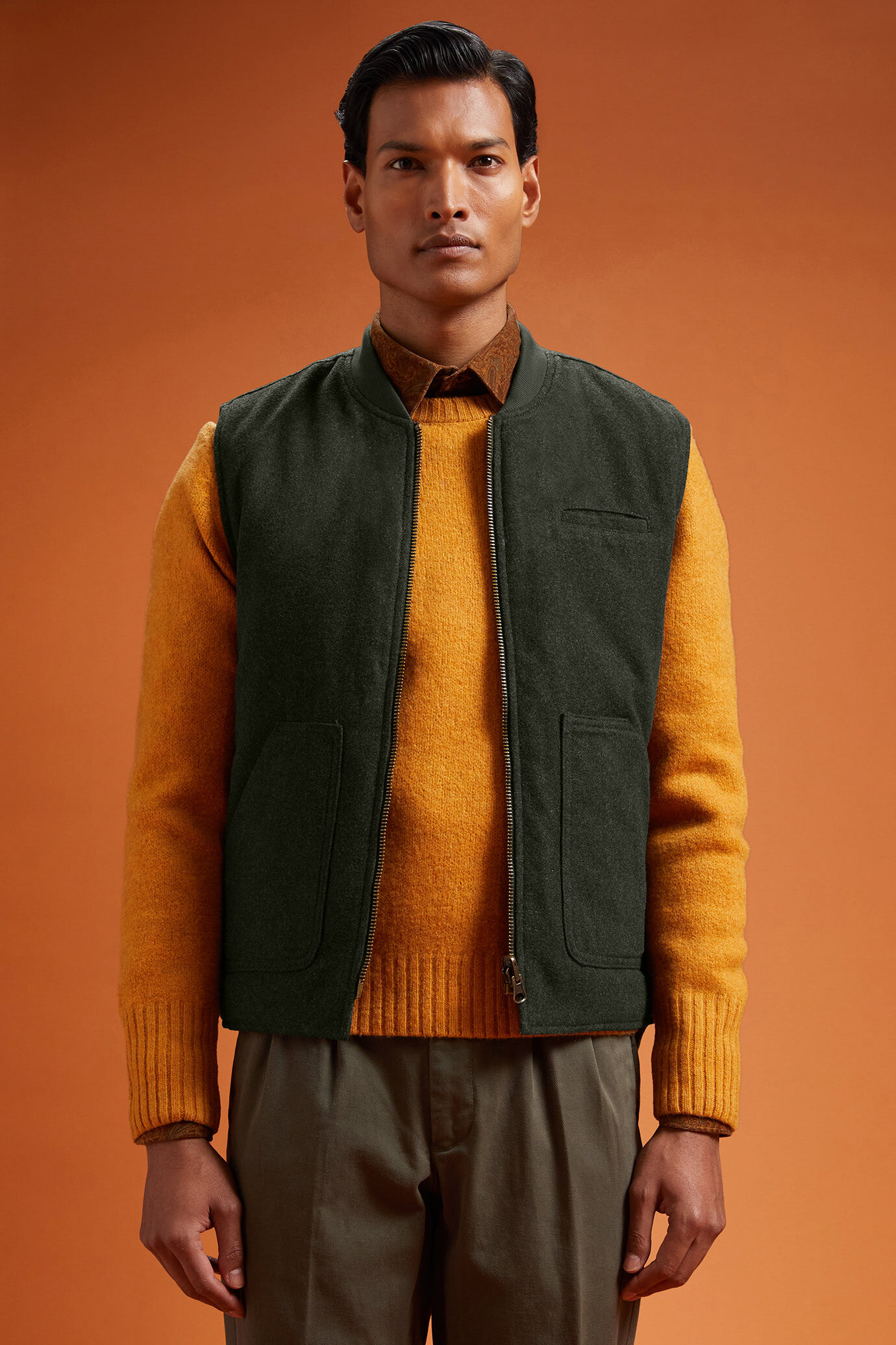 Gilet uomo imbottito reversibile regular fit image number 0