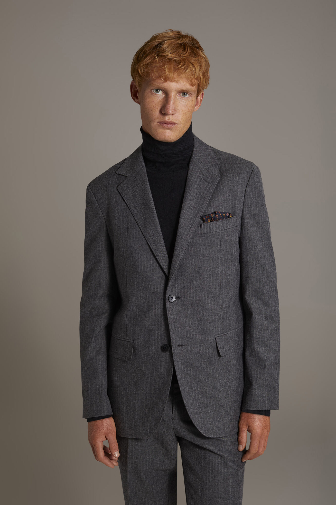 Single-breasted jacket with flap pocket image number 2