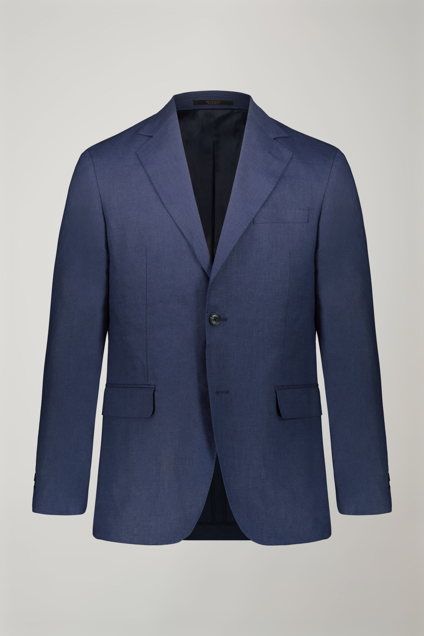 Single-breasted suit 100% Linen regular fit solid color image number 0