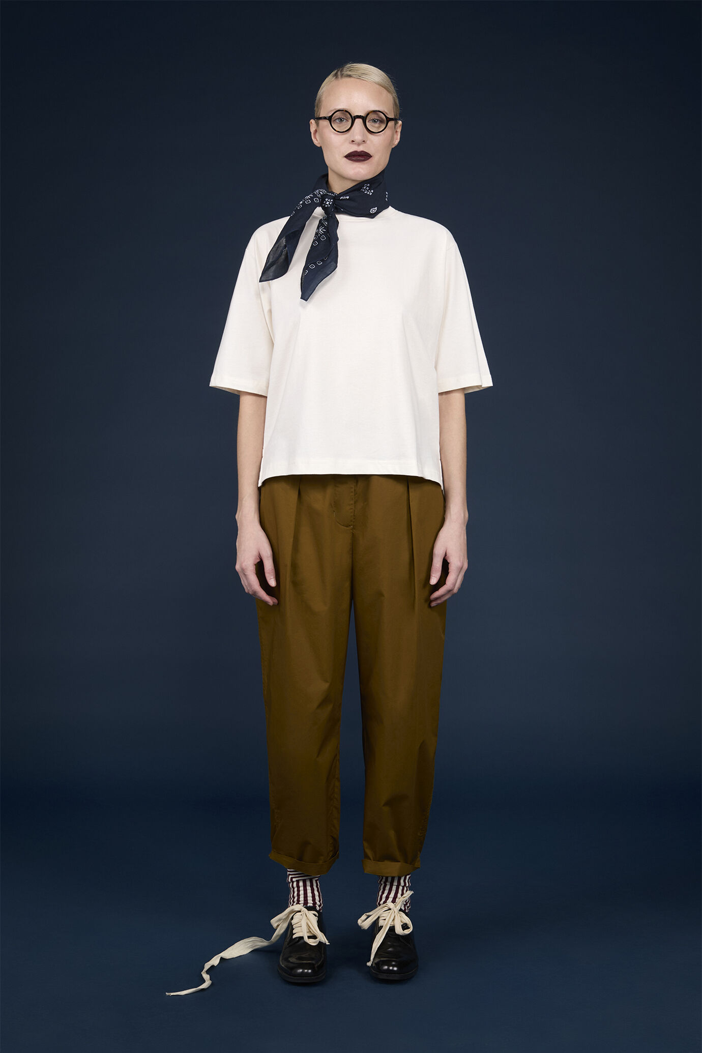 T-shirt femme &agrave; col rond, 100% coton, manches mi-longues, coupe classique image number 0