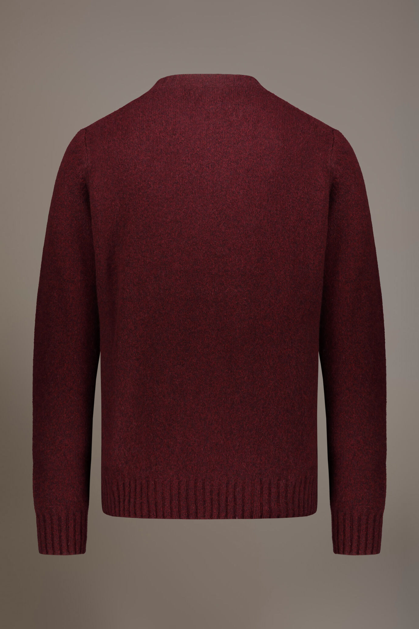 Lambswool blend round neck sweater image number 5