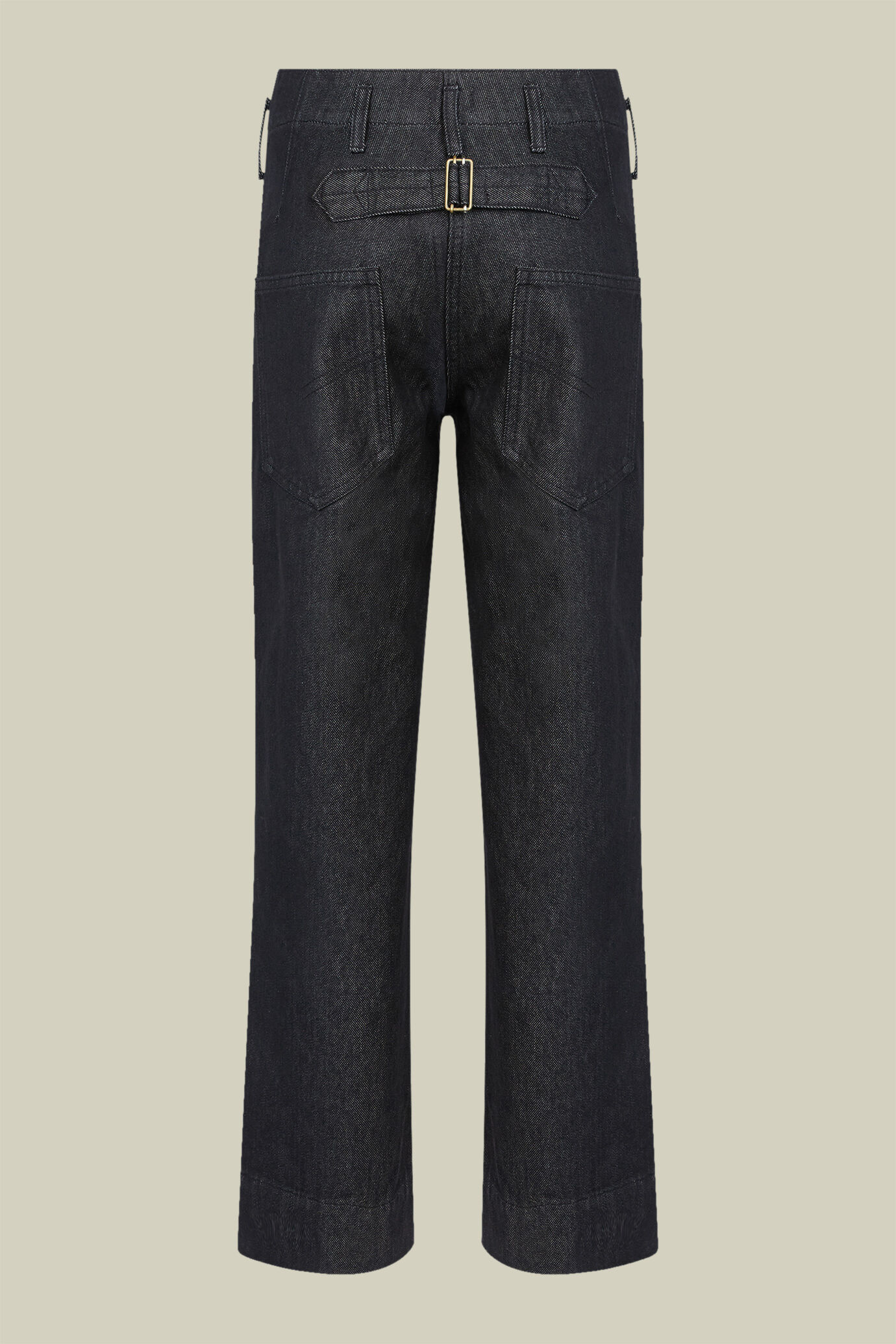 Pantalone donna in denim twill comfort fit image number 6