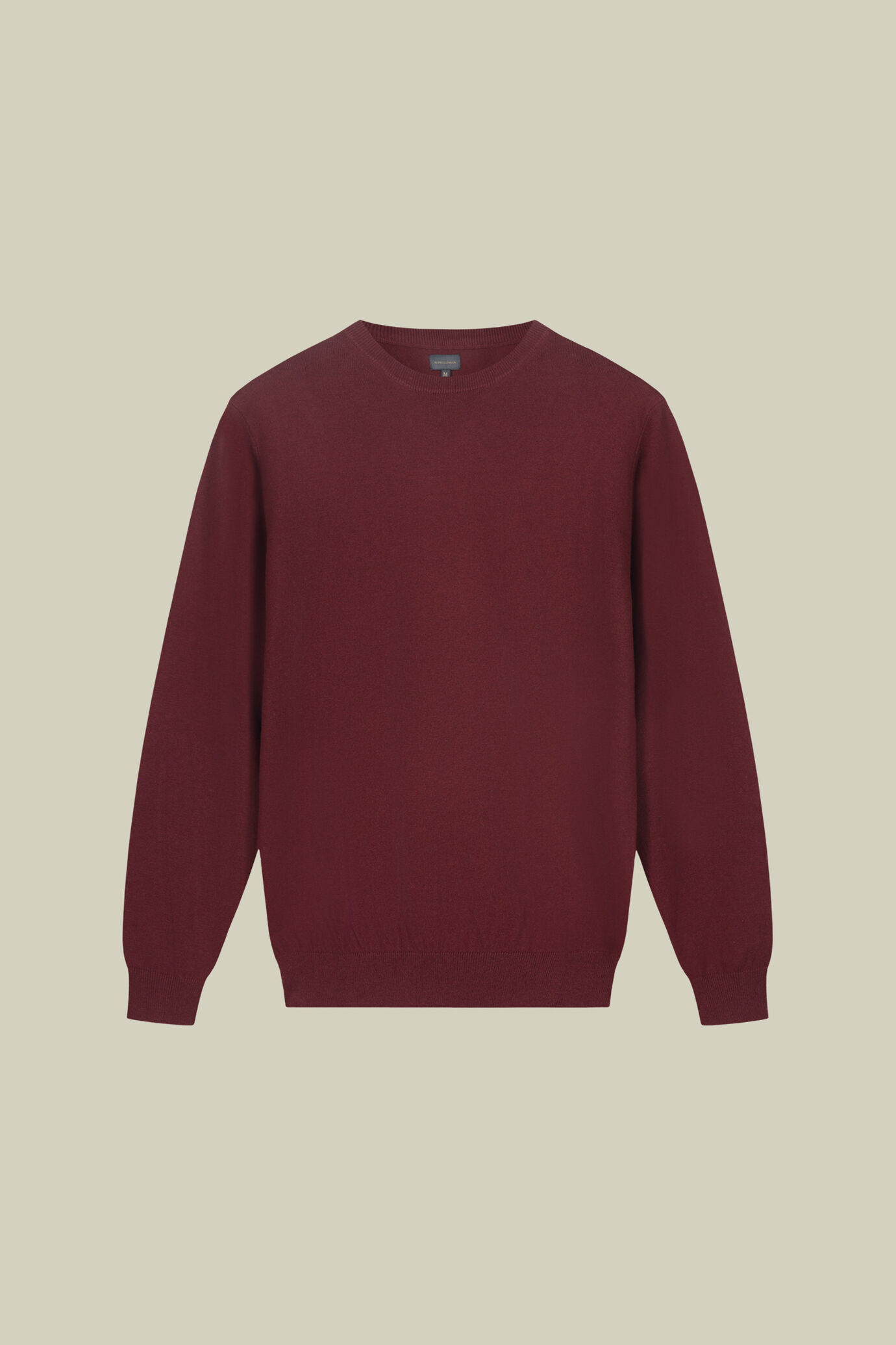 Maglia uomo girocollo in misto lana e cotone regular fit image number 4