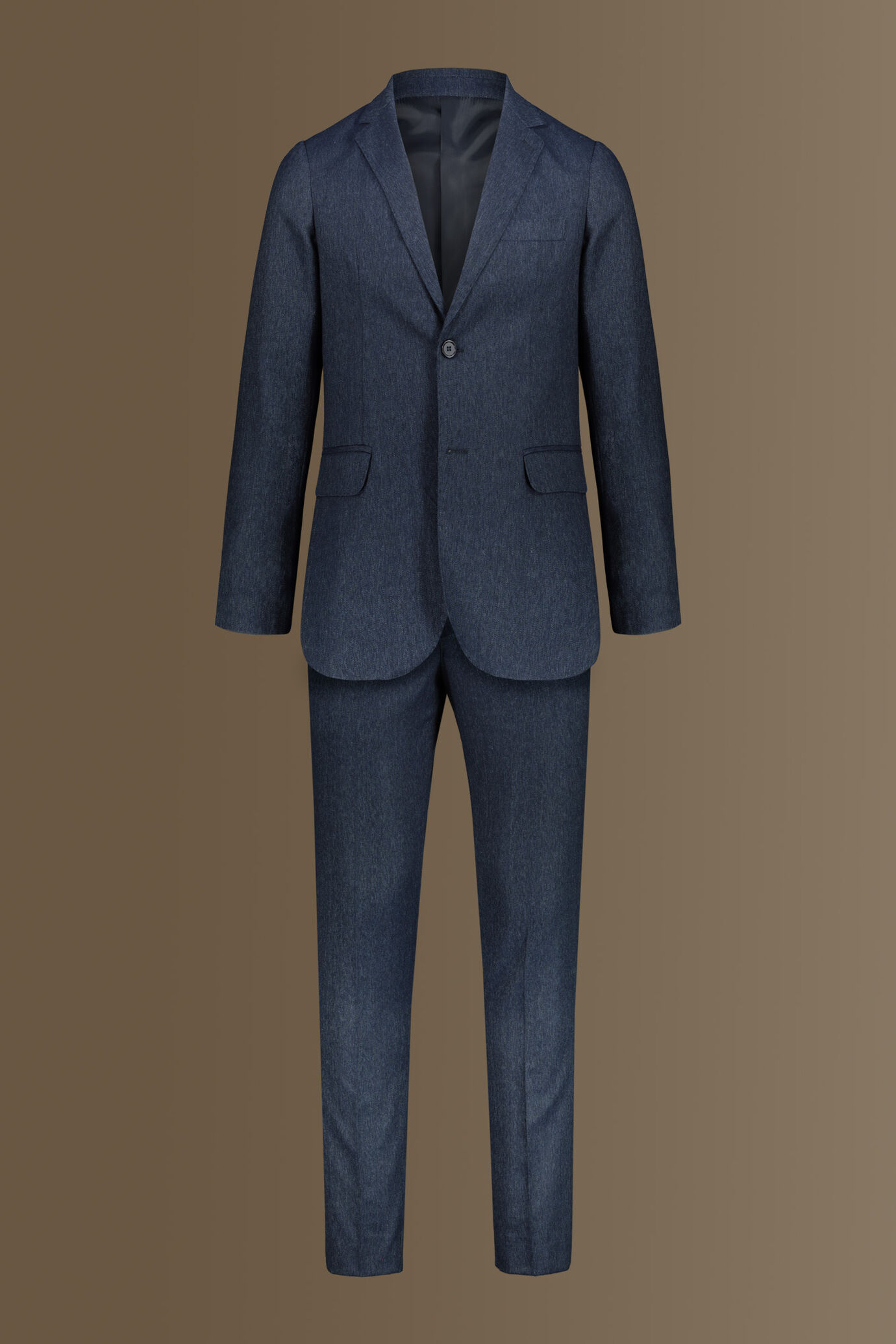 Single breasted suit with trousers with classic ham image number 9