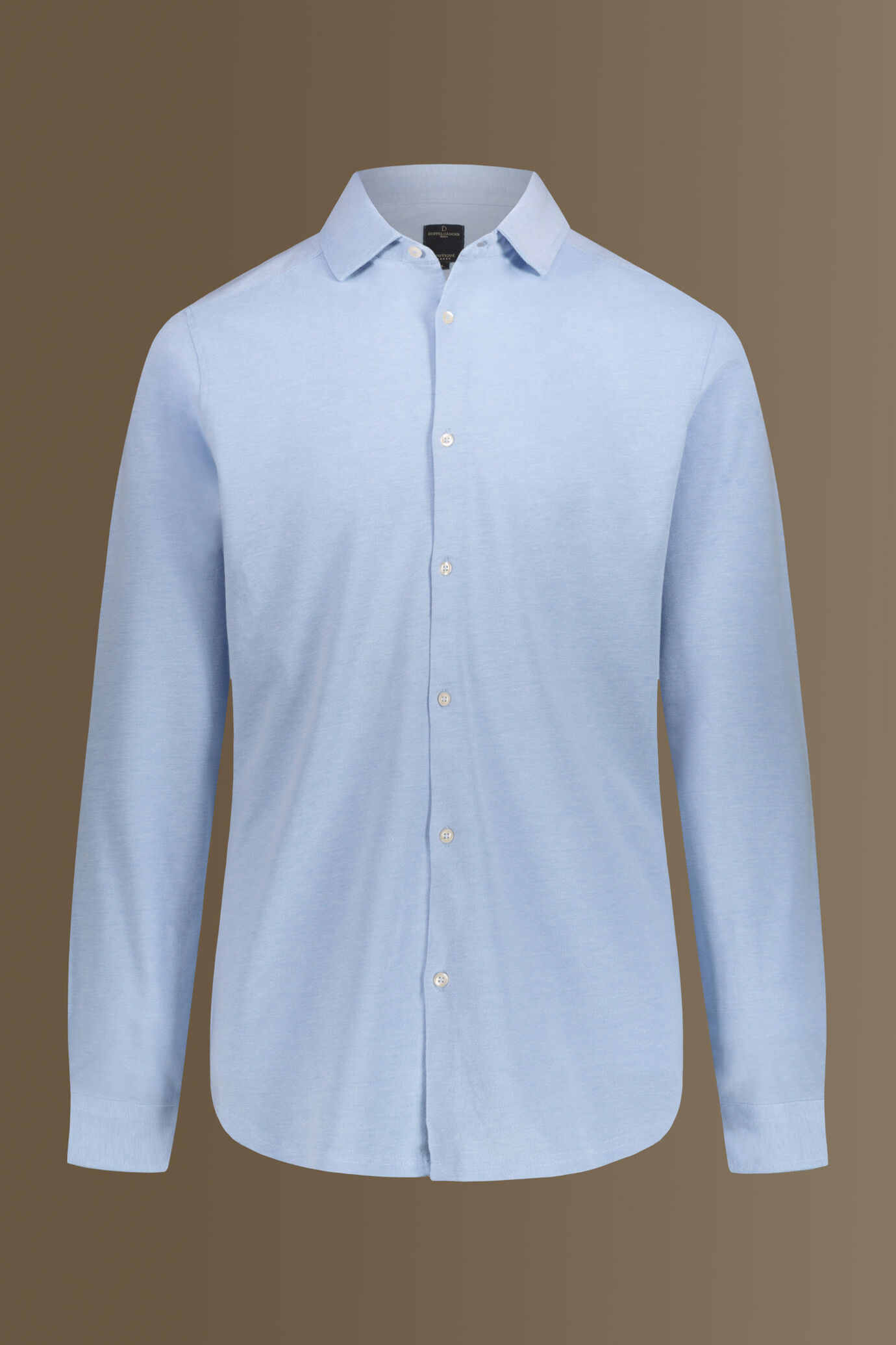 Polo shirt long sleeves 100% cotton piquet solid colour image number 0